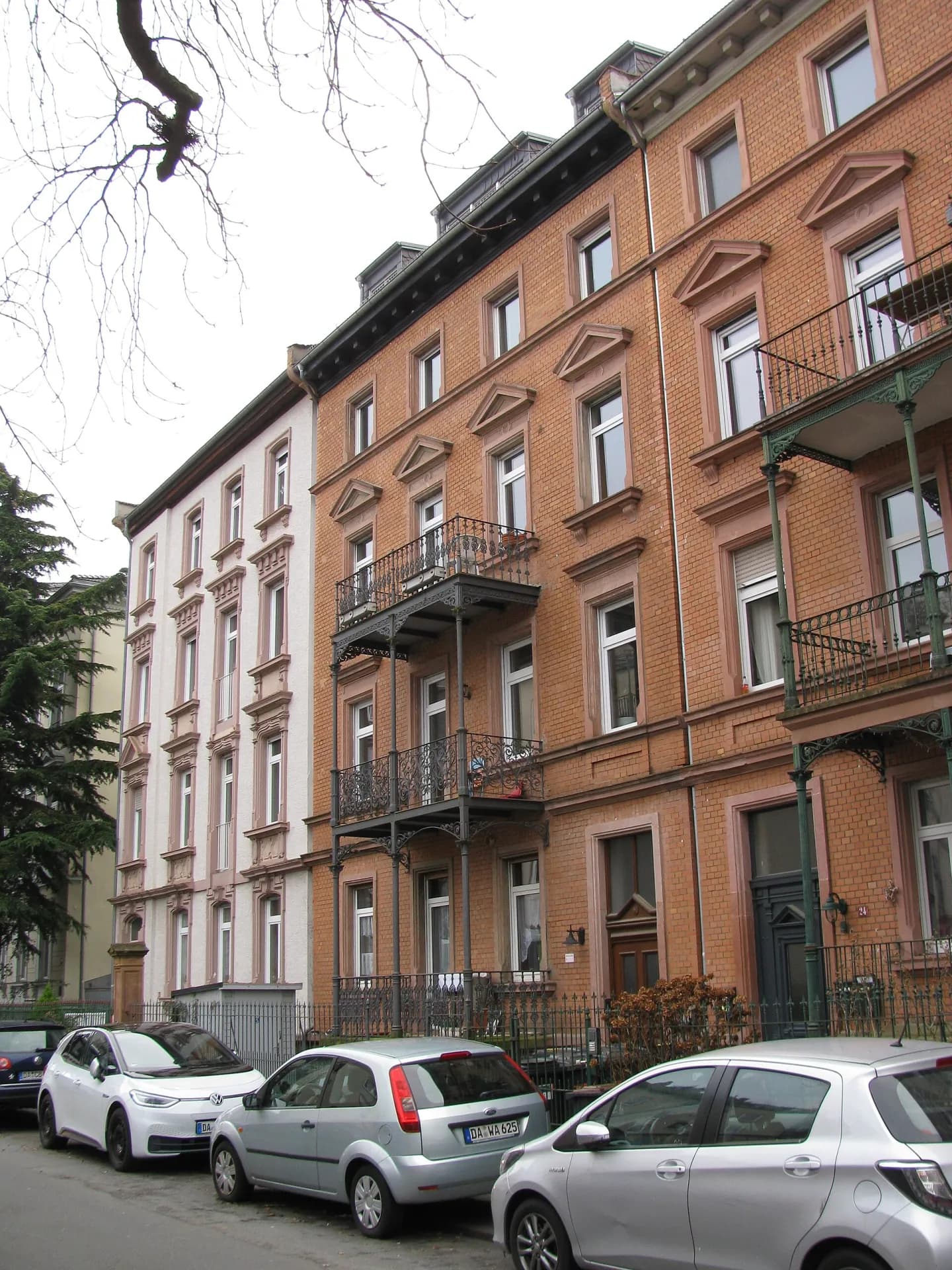 Klinkerbau in der Alicenstraße 22 in Darmstadt-Nord
