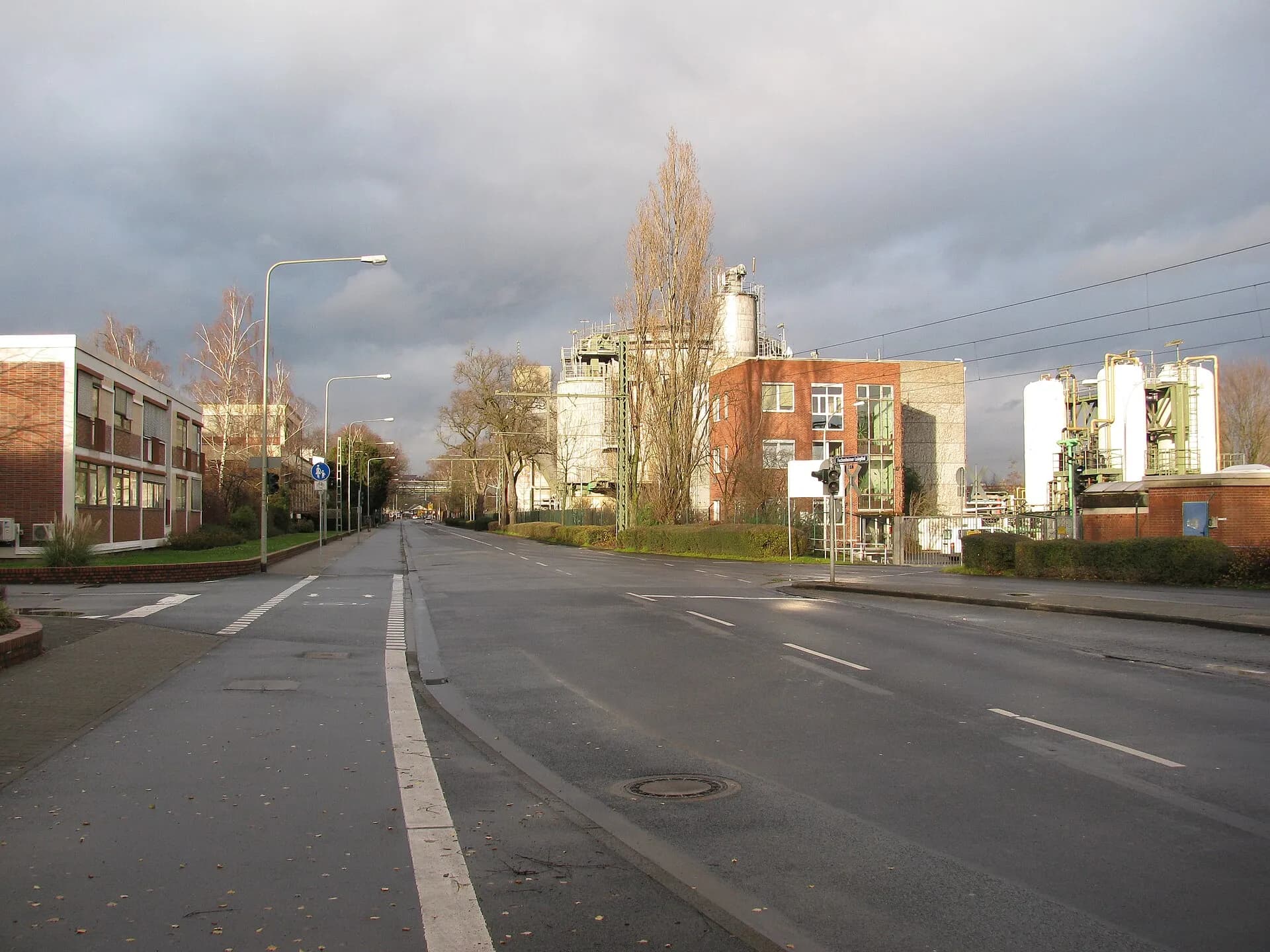 Straßenzug in Alt-Fechenheim in Frankfurt Fechenheim