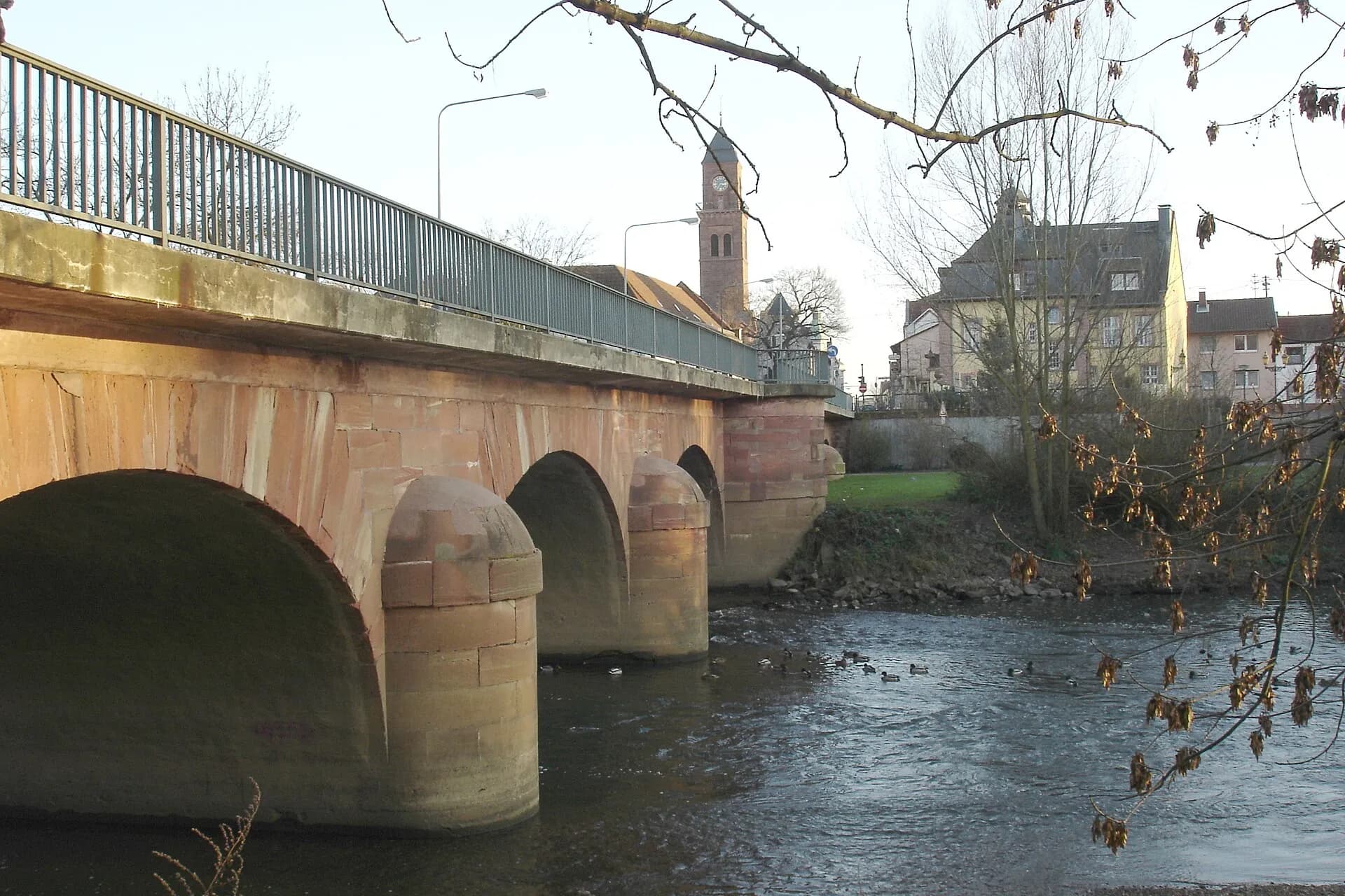 Alte Niddabrücke in Frankfurt-Nied