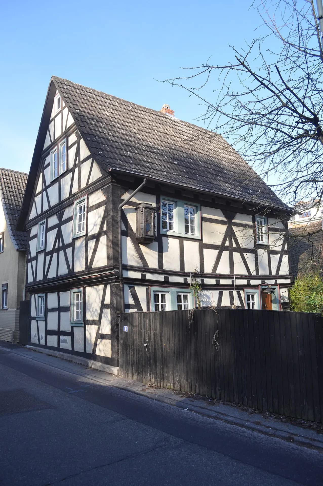 Fachwerkhaus in der Langstraße im Stadtteil Altenhain in Bad Soden am Taunus
