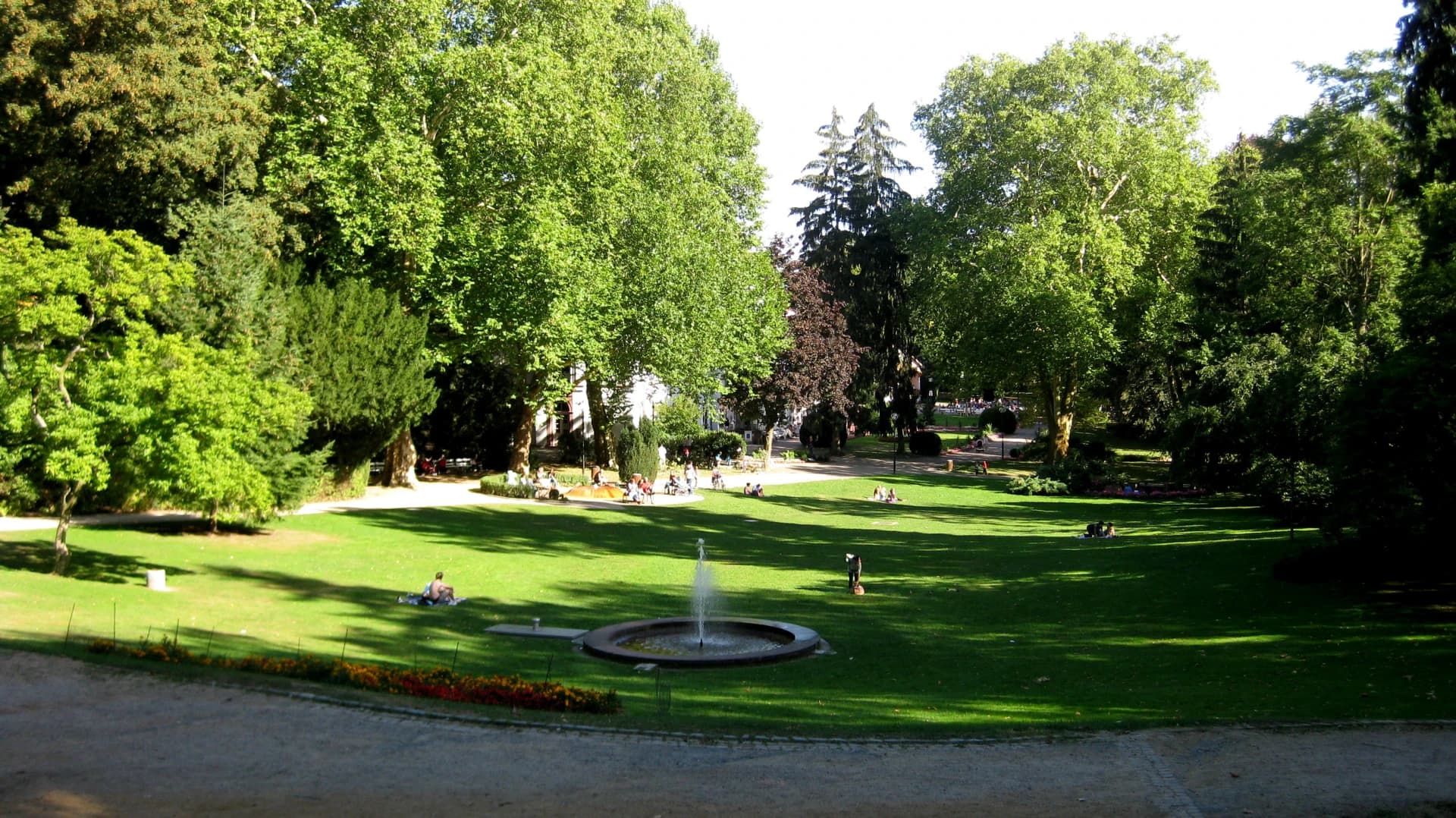 Fontäne im Alten Kurpark in Bad Soden am Taunus