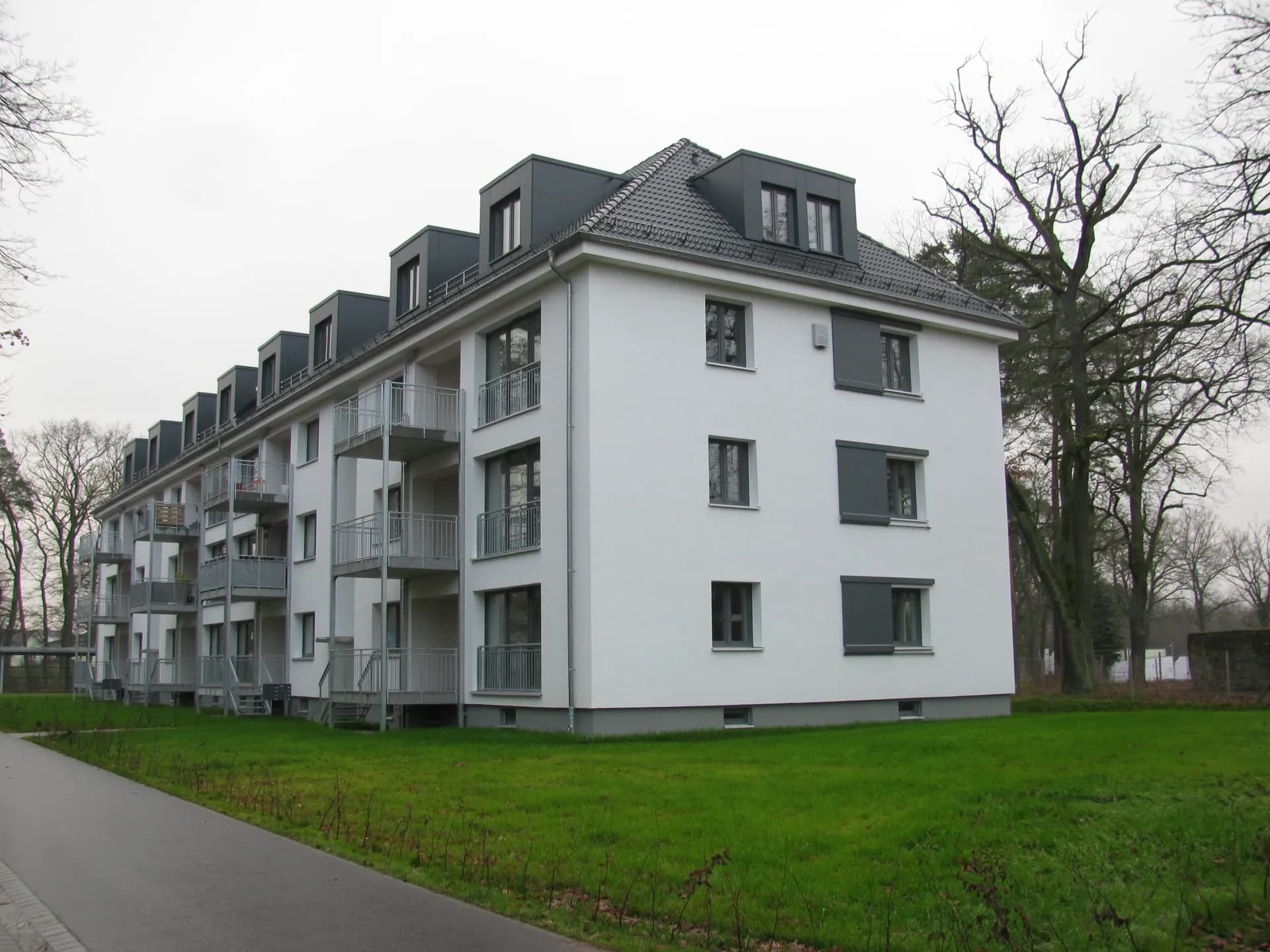 Neues Mehrfamilienhaus in der Straße Alter Wald in Hanau-Wolfgang