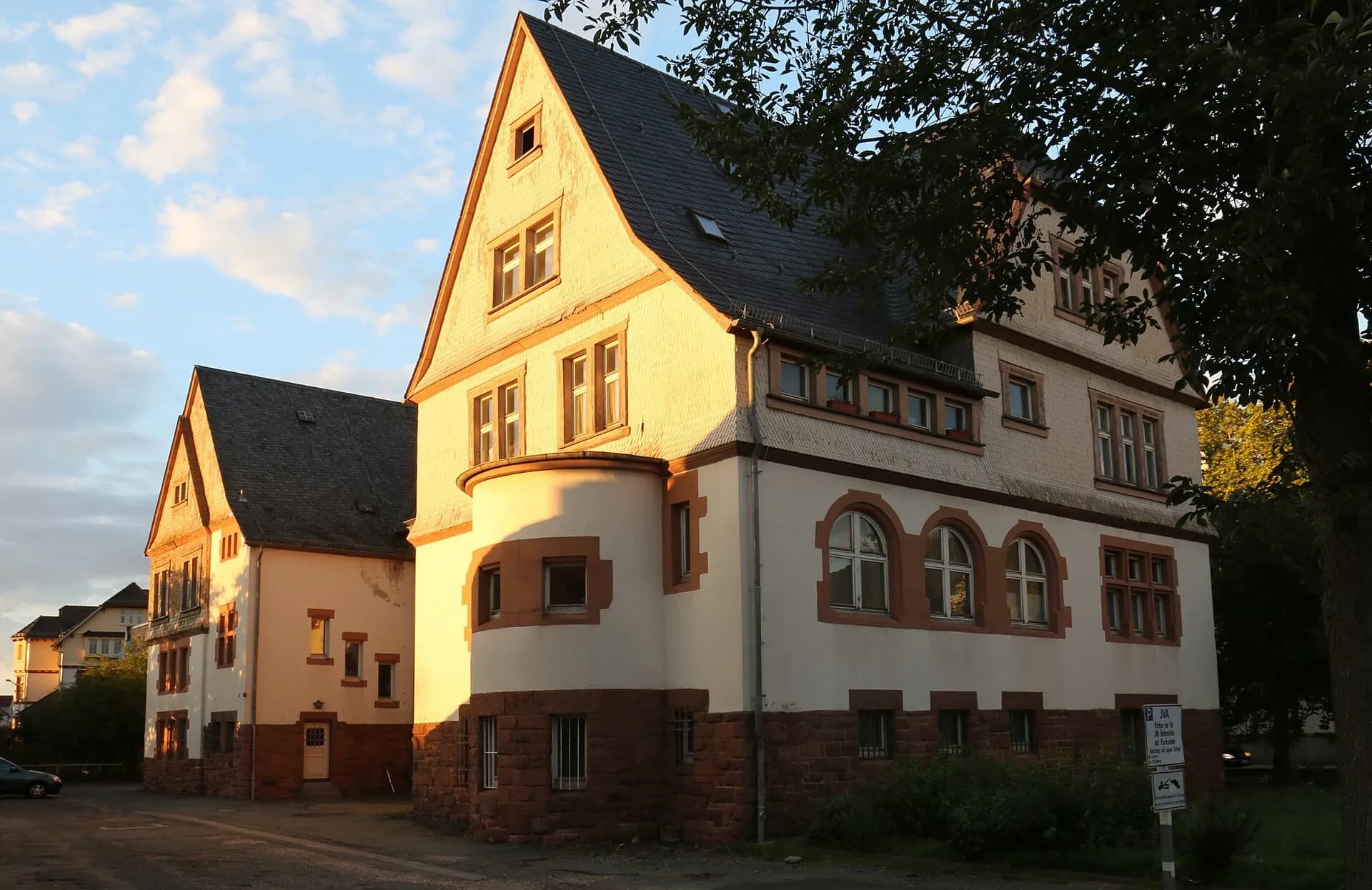 Rückseite des ehemaligen Amtsgerichts in Dieburg
