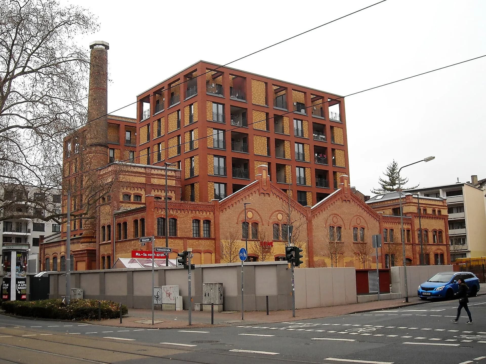 Ehemaliges Elektrizitätswerk in Frankfurt Bockenheim