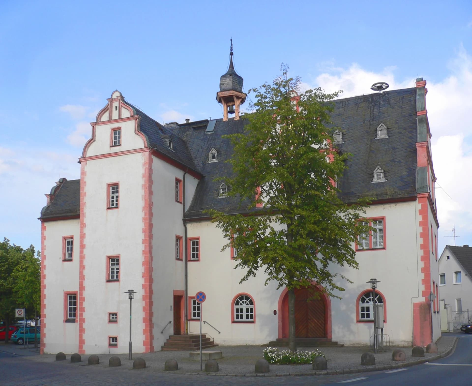 Eckansicht des Alten Rathauses in Pfungstadt