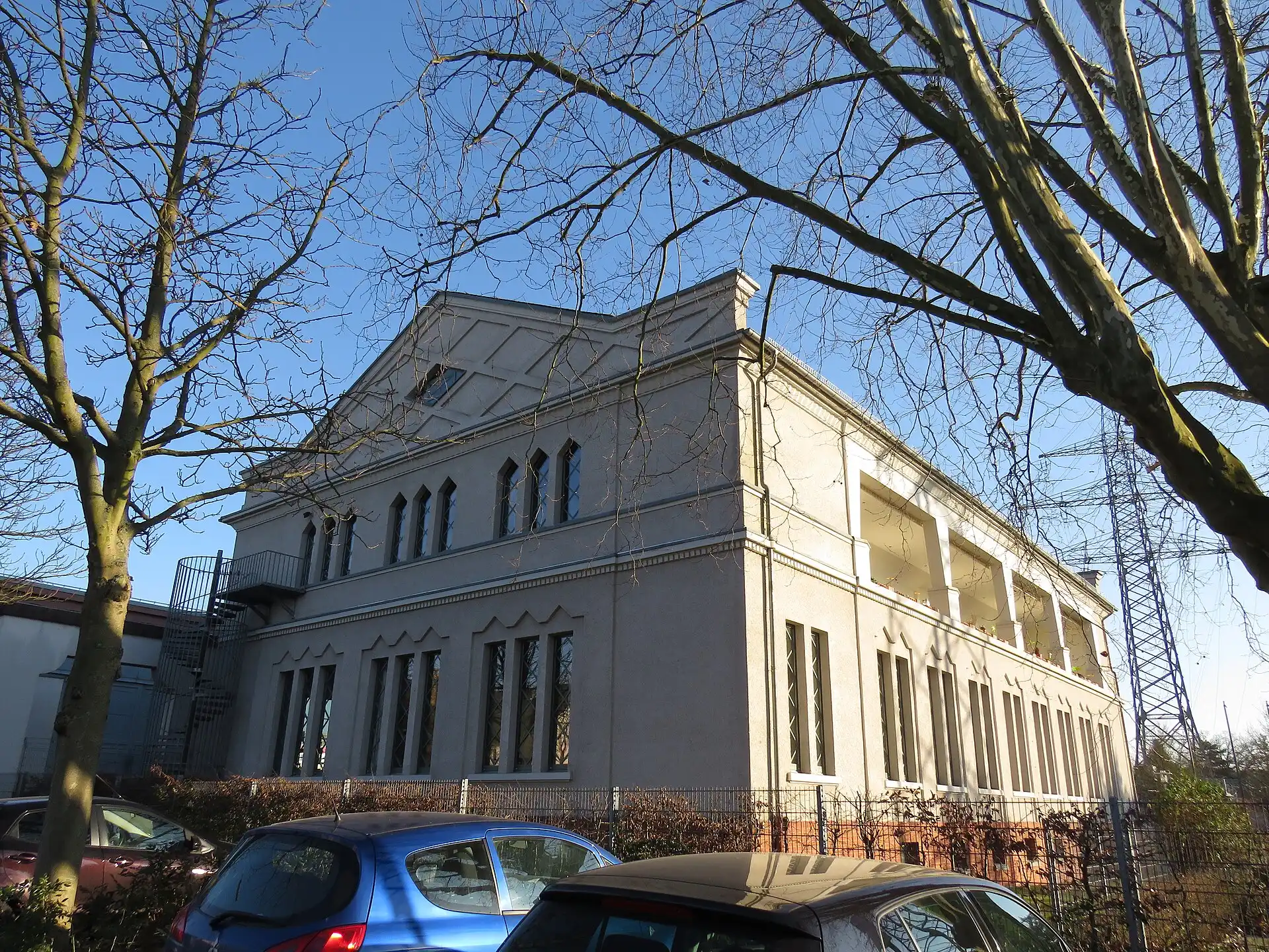 Altes Schalthaus in Darmstadt-Nord