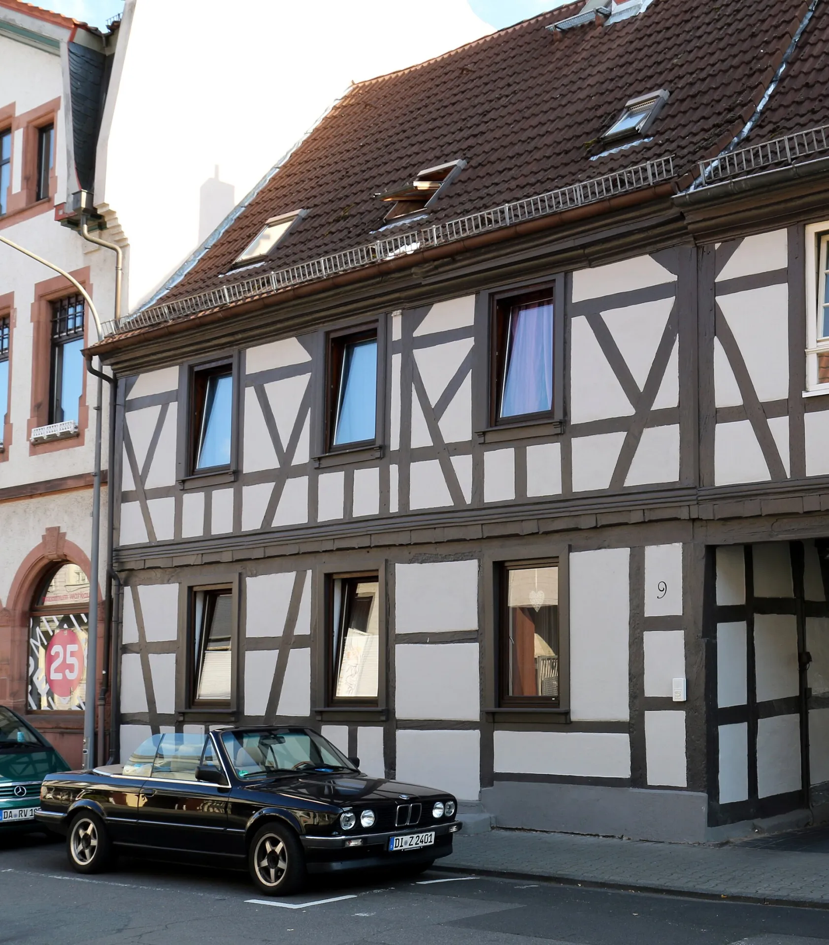 Fachwerkzeile Altstadt 9 in Dieburg