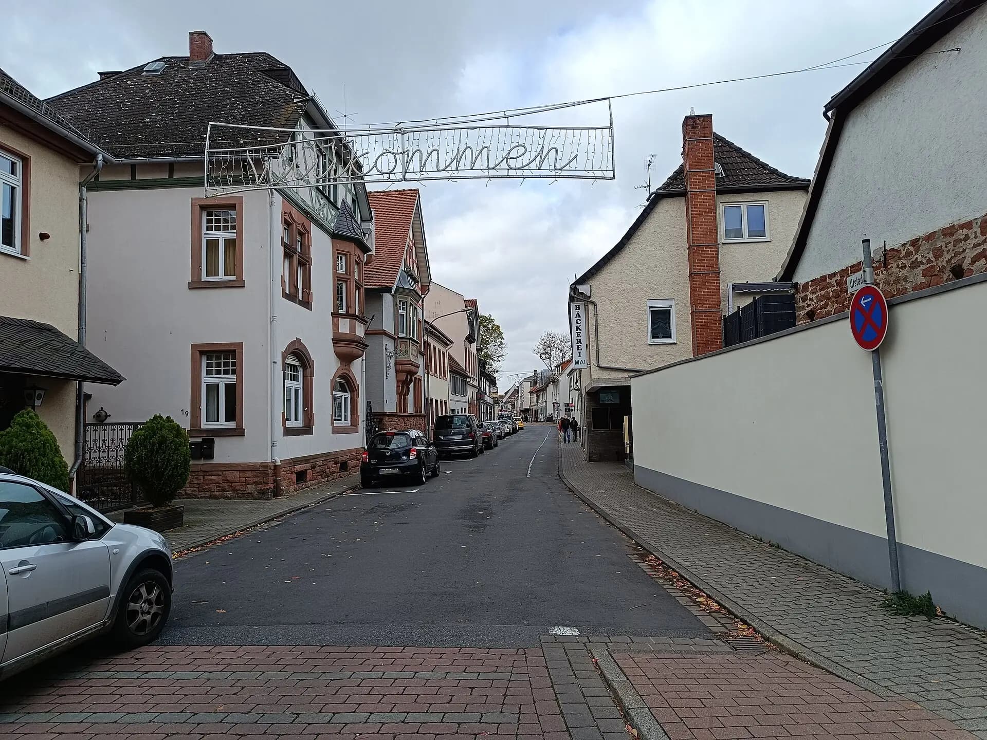 Gasse in der Dieburger Altstadt