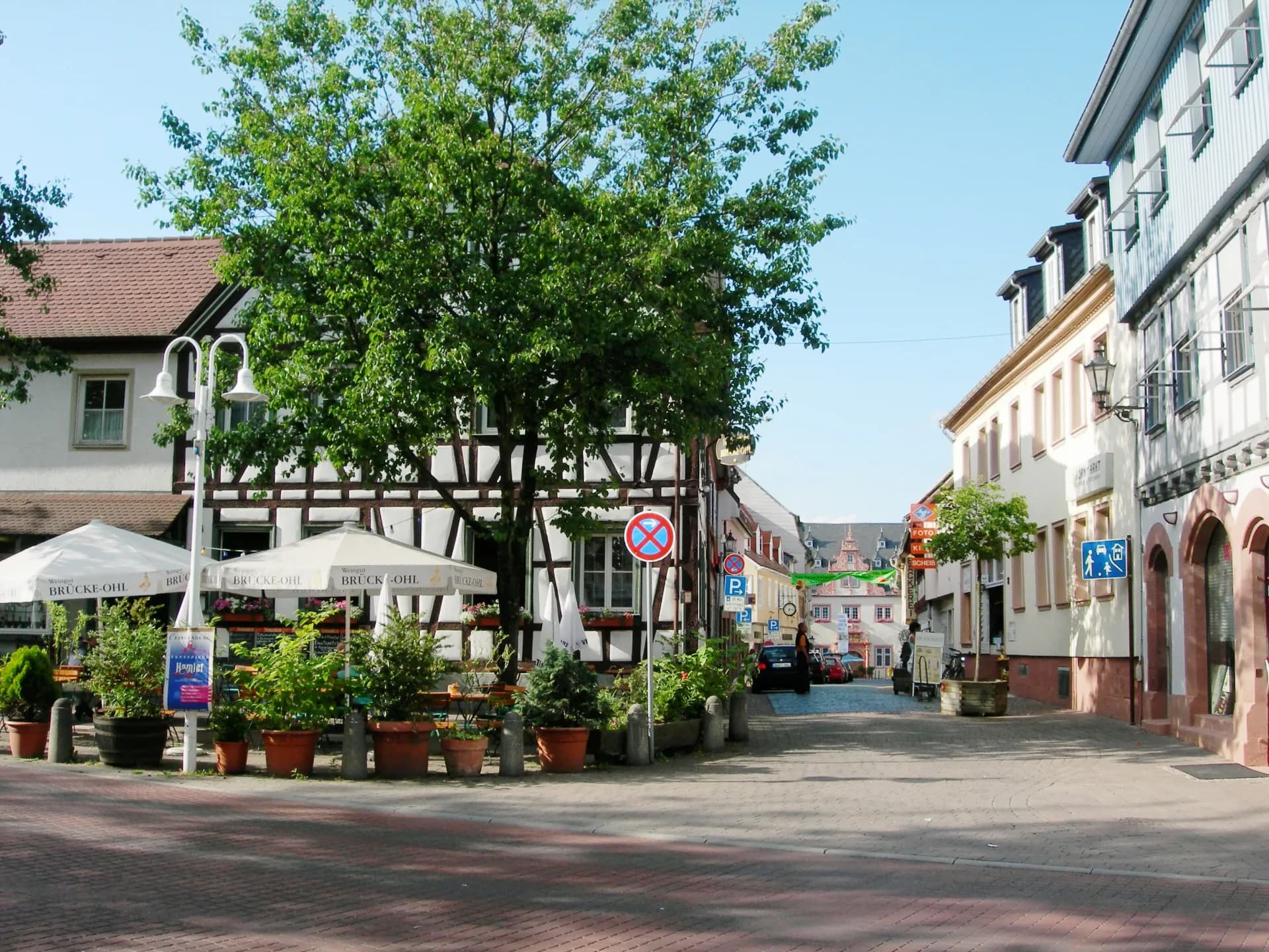 Gasse in der Altstadt von Groß-Umstadt