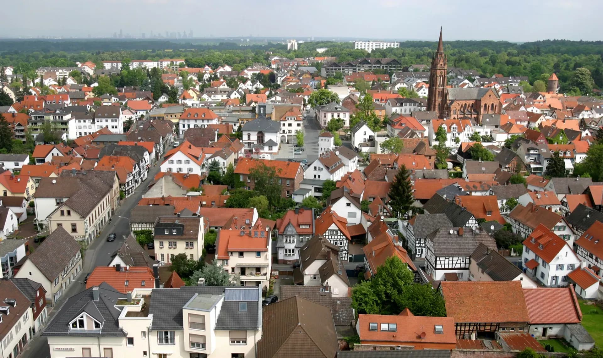 Altstadtblick in Langen