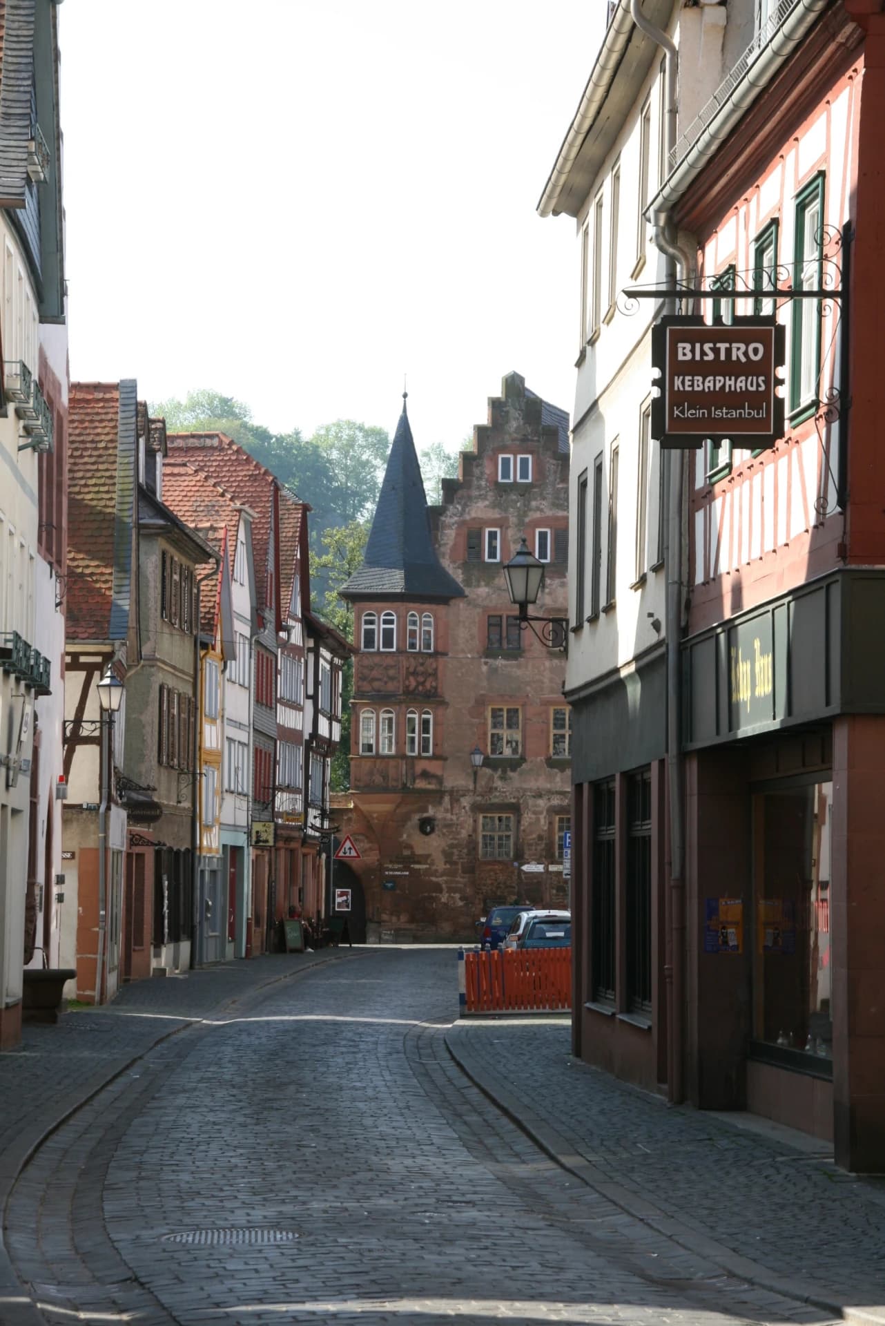 Gasse in der Altstadt von Büdingen