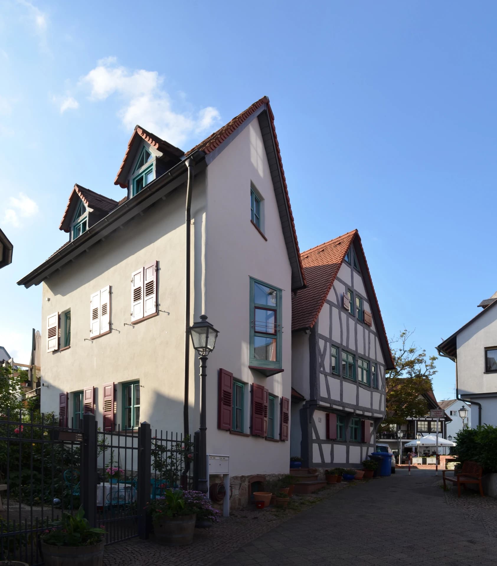 Altstadthäuser in der Rind'schen Stiftstraße in Bad Homburg
