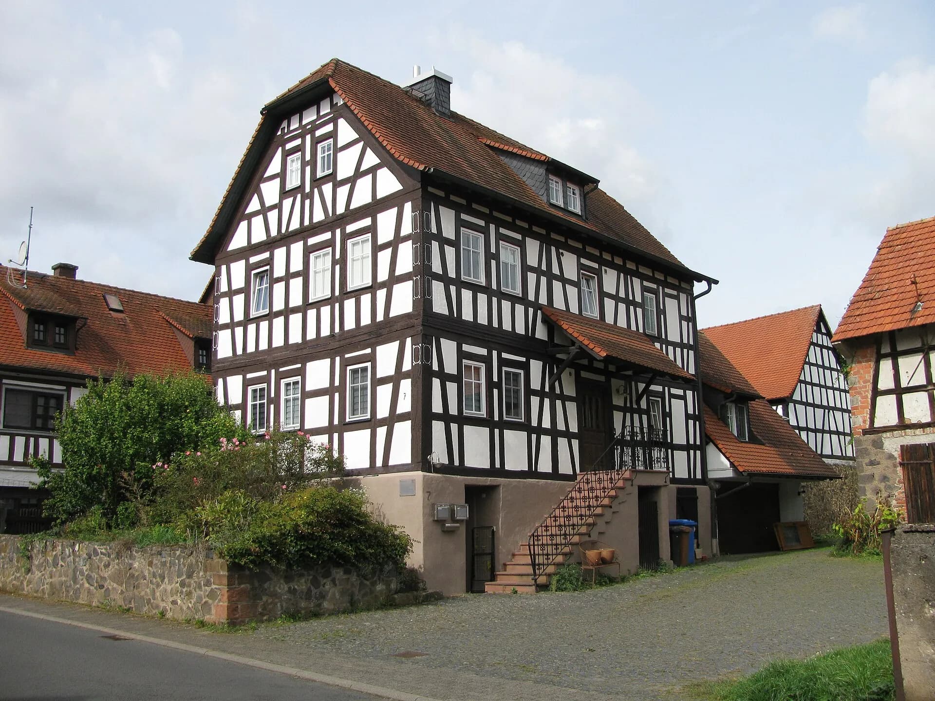 Fachwerkhaus in der Beundehöfer Straße 7 in Ronneburg-Altwiedermus