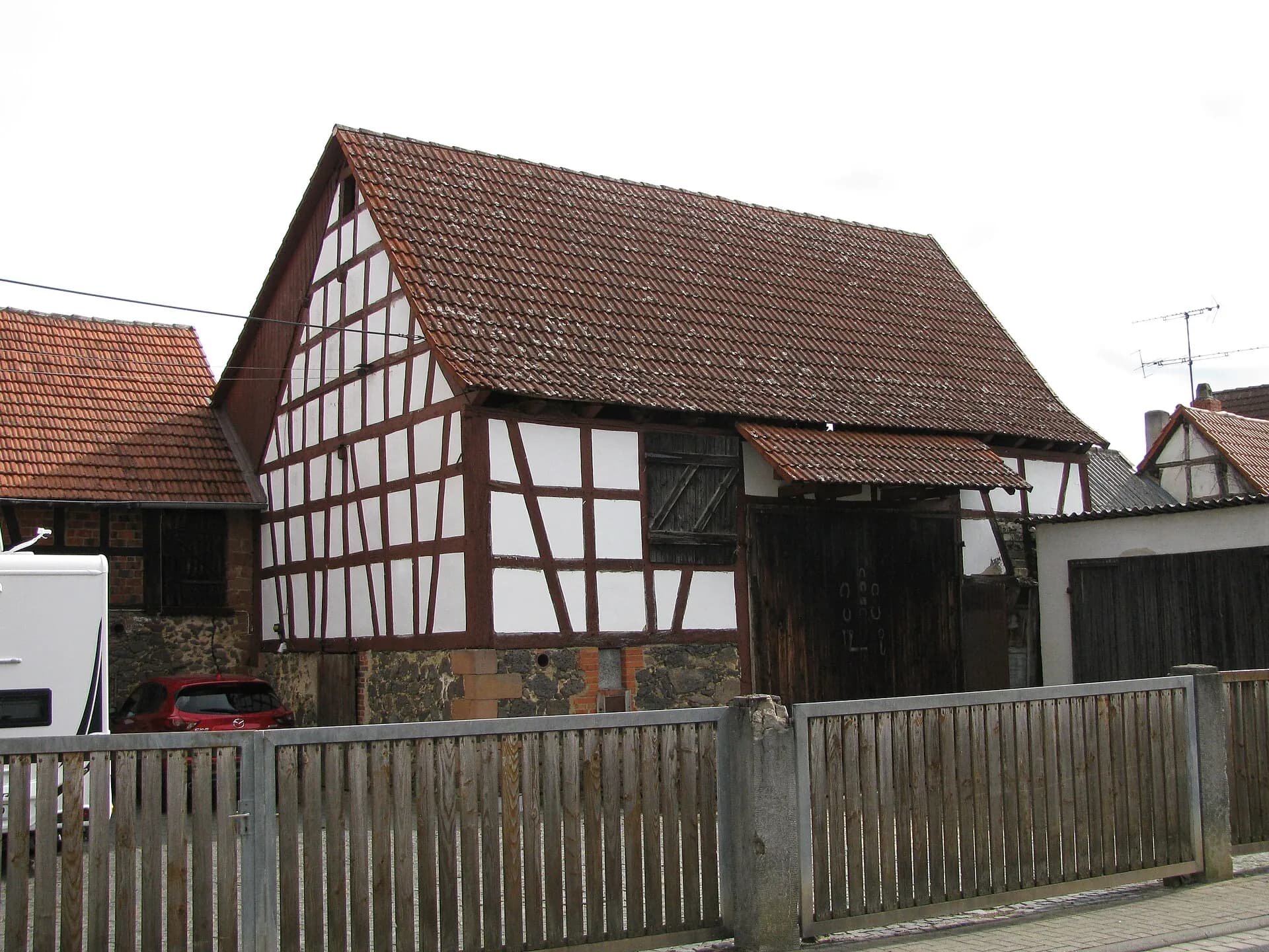 Fachwerkscheune in der Diebacher Straße 13 in Ronneburg-Altwiedermus
