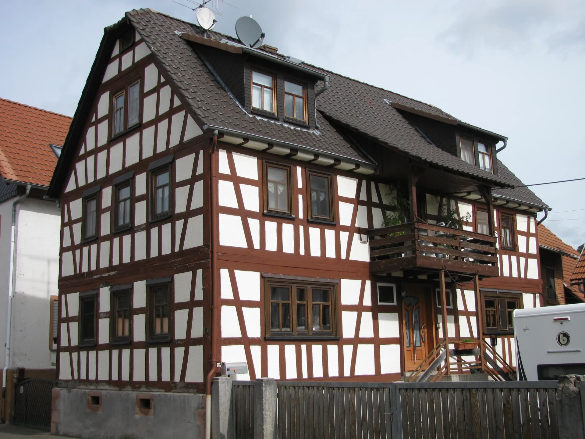 Fachwerkhaus in der Diebacher Straße 13 in Ronneburg-Altwiedermus