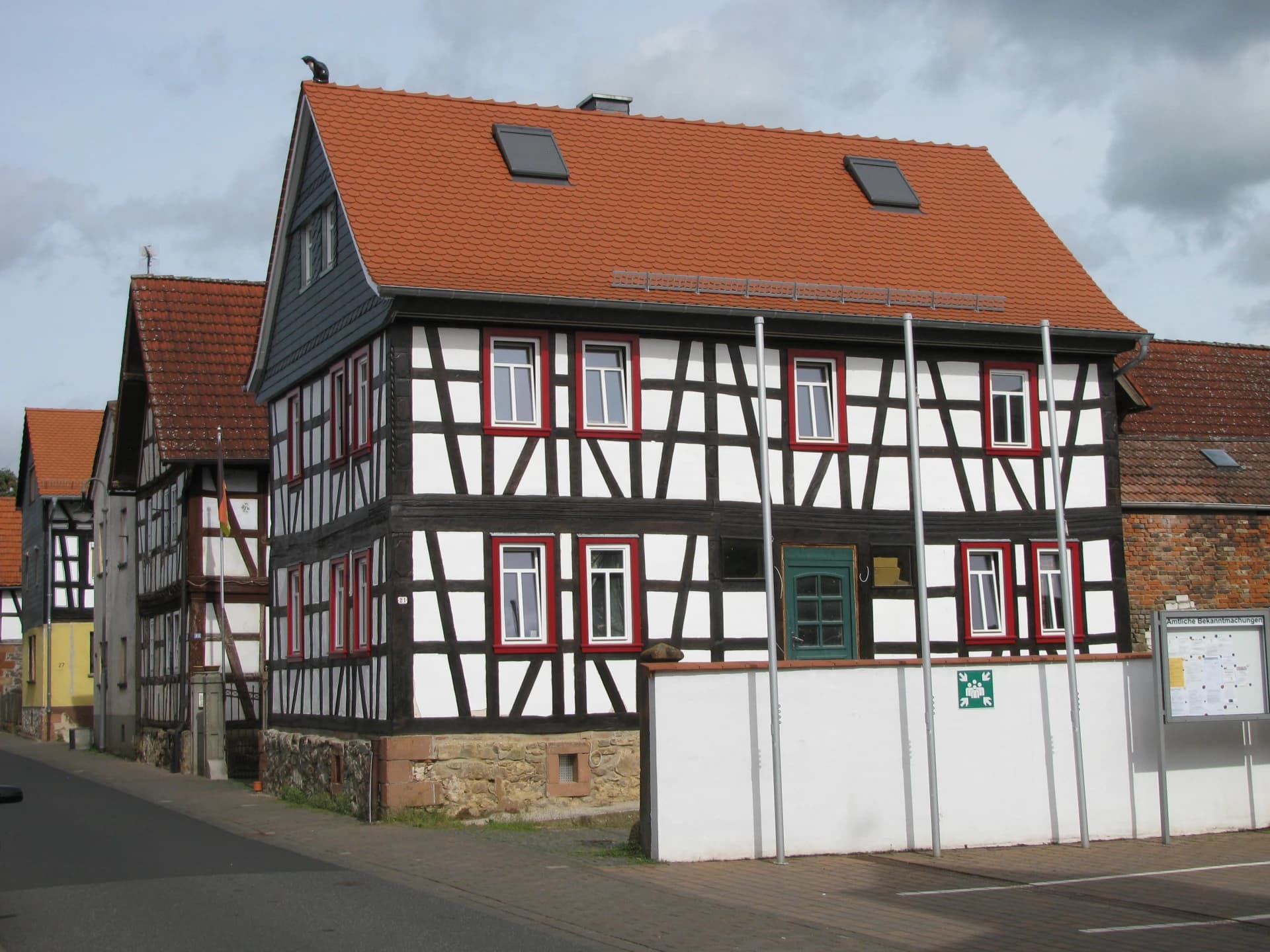 Fachwerkhaus in der Diebacher Straße 21 in Ronneburg-Altwiedermus