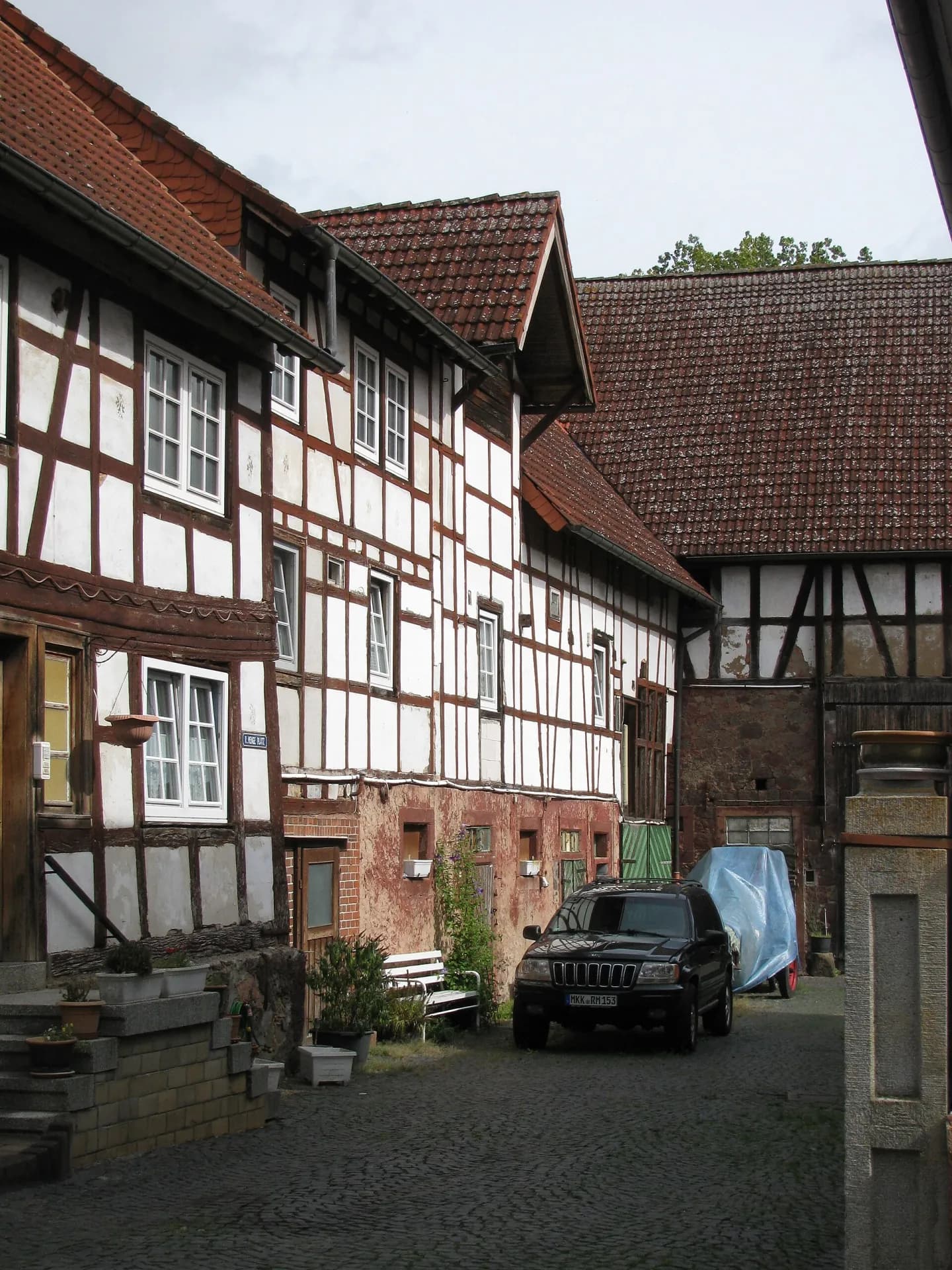 Hofansicht Diebacher Straße 23 in Ronneburg-Altwiedermus