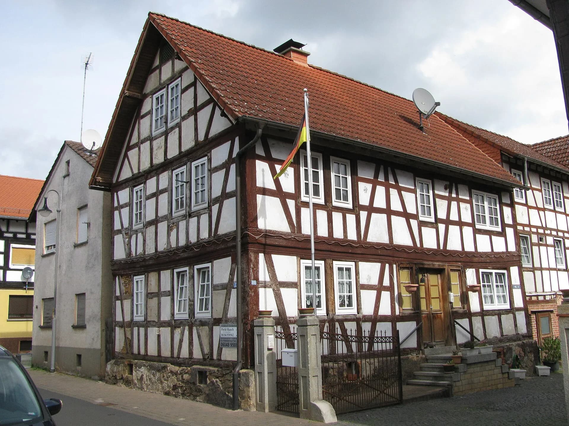Fachwerkhaus in der Diebacher Straße 23 in Ronneburg-Altwiedermus