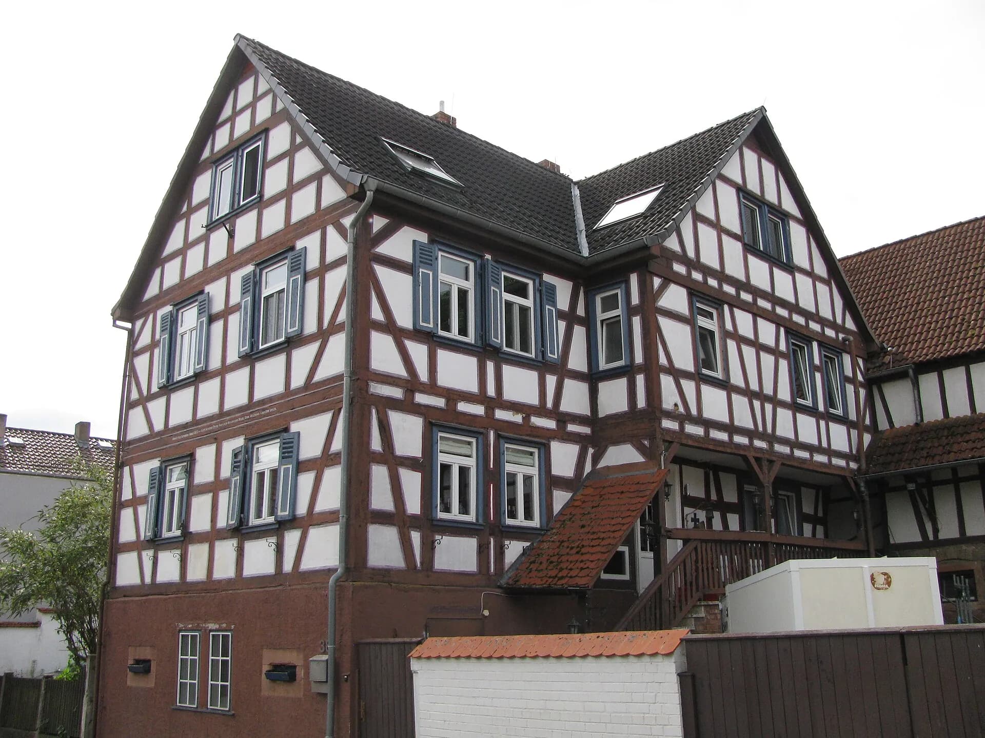 Fachwerkhaus in der Diebacher Straße 38 in Ronneburg-Altwiedermus