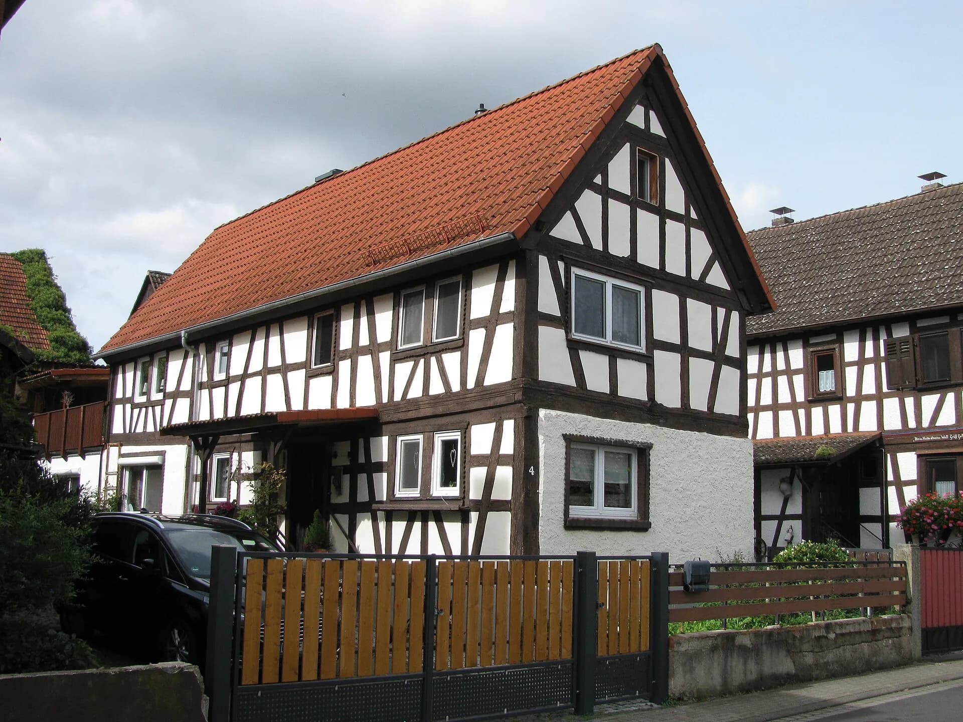 Fachwerkhaus in der Diebacher Straße 4 in Ronneburg-Altwiedermus