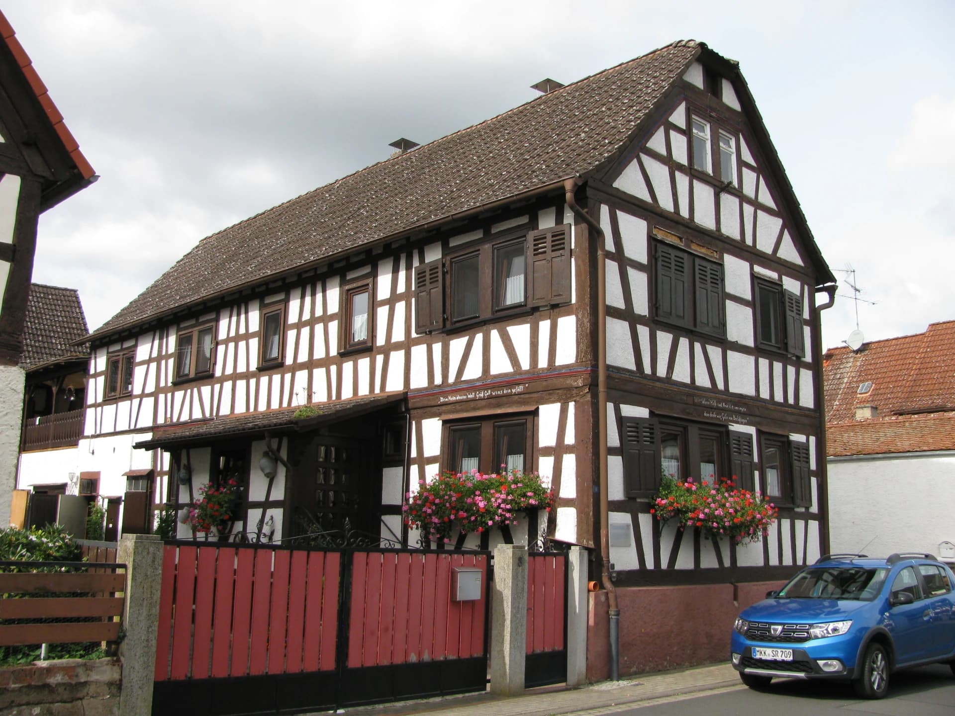 Fachwerkhaus in der Diebacher Straße 8 in Ronneburg-Altwiedermus