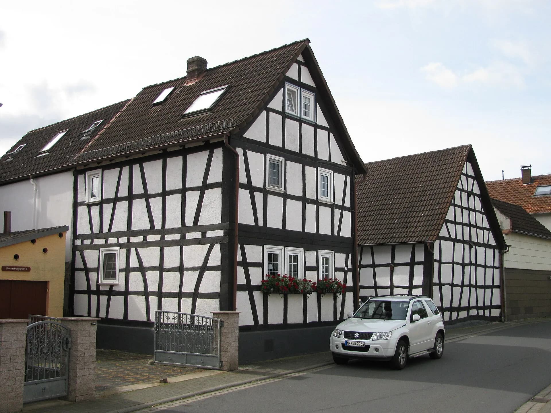 Fachwerkhaus in der Ronneburgstraße 7 in Ronneburg-Altwiedermus