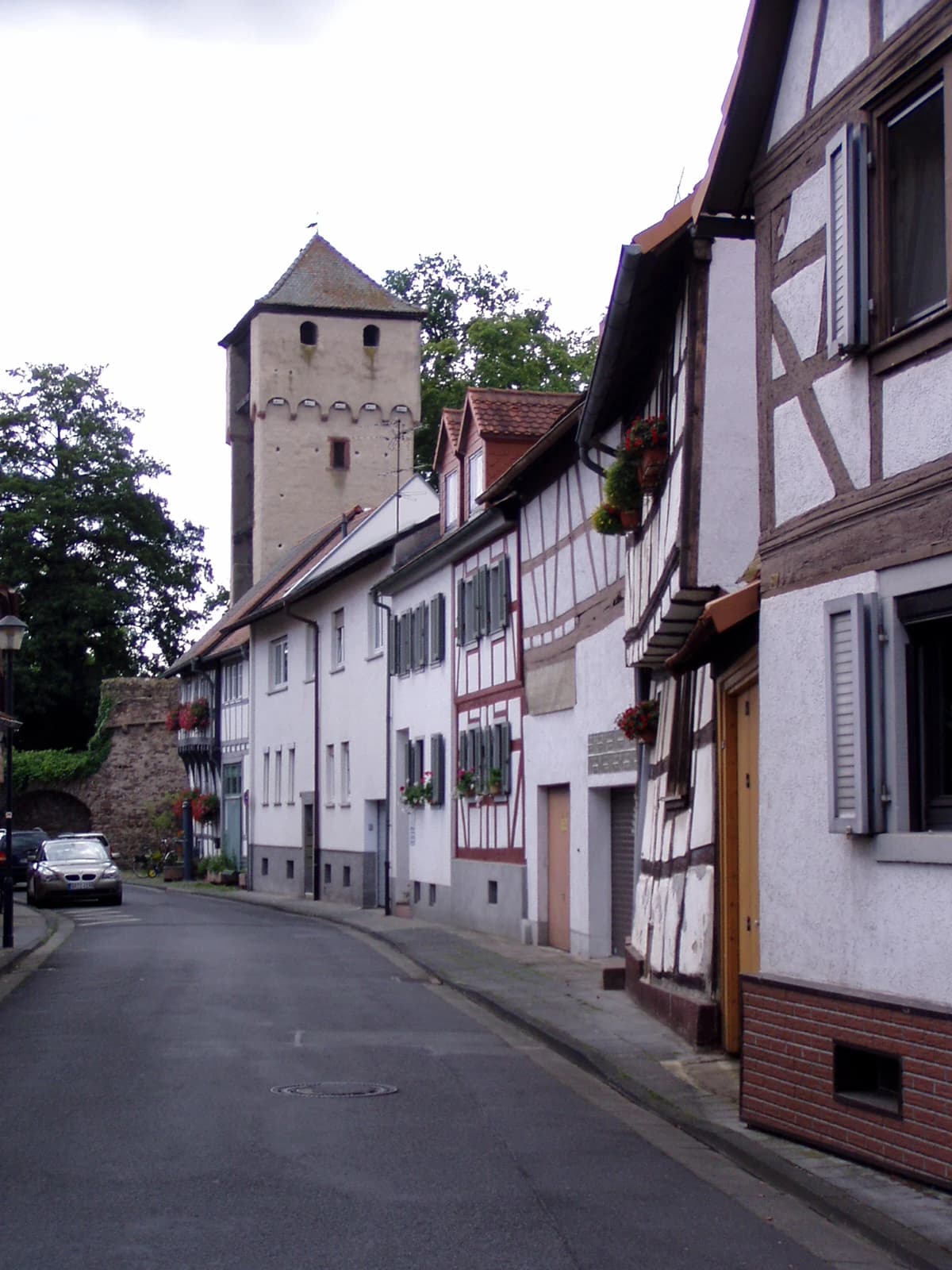 Gasse Am Hexenturm in Babenhausen