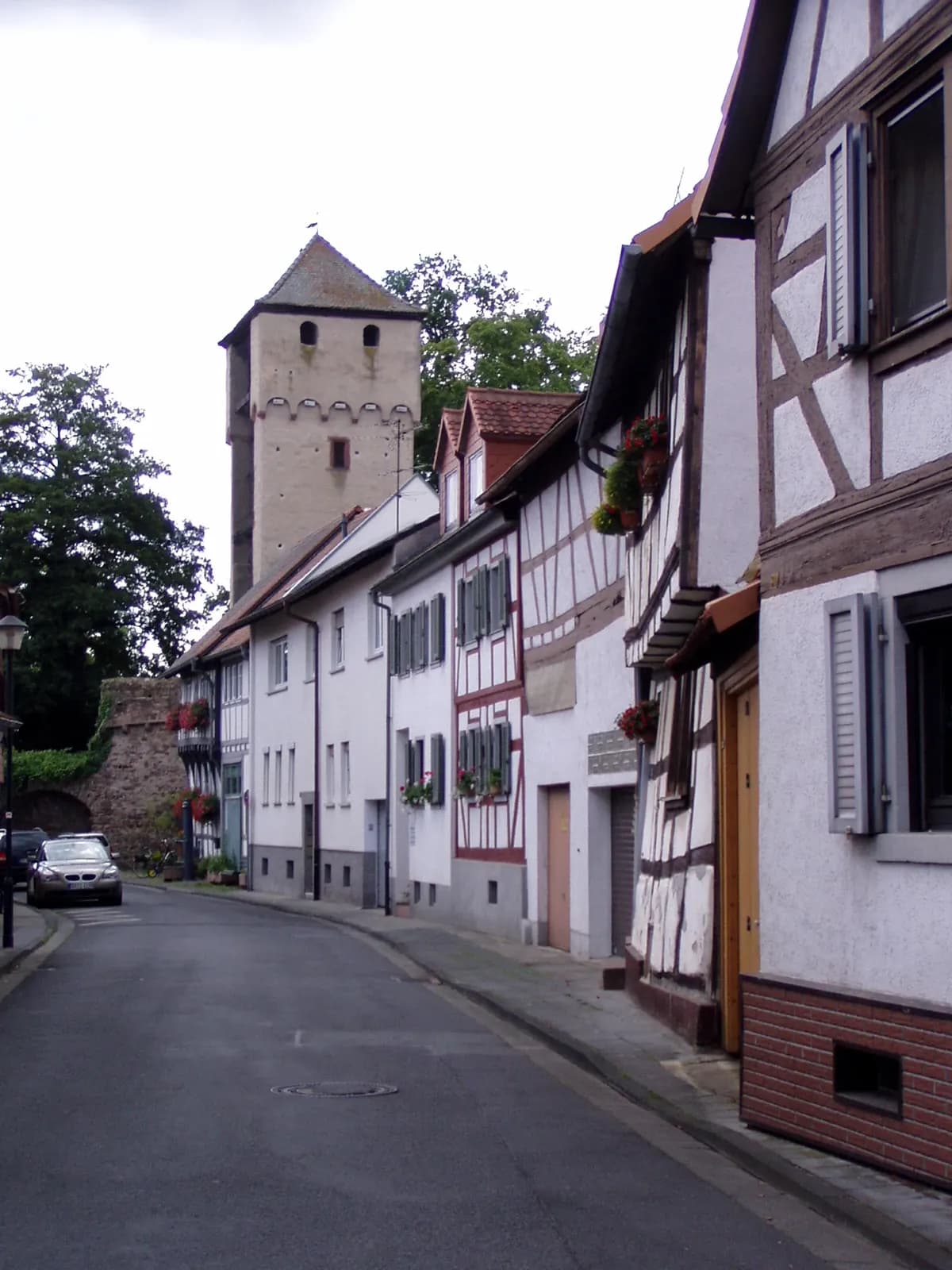 Gasse Am Hexenturm in Babenhausen
