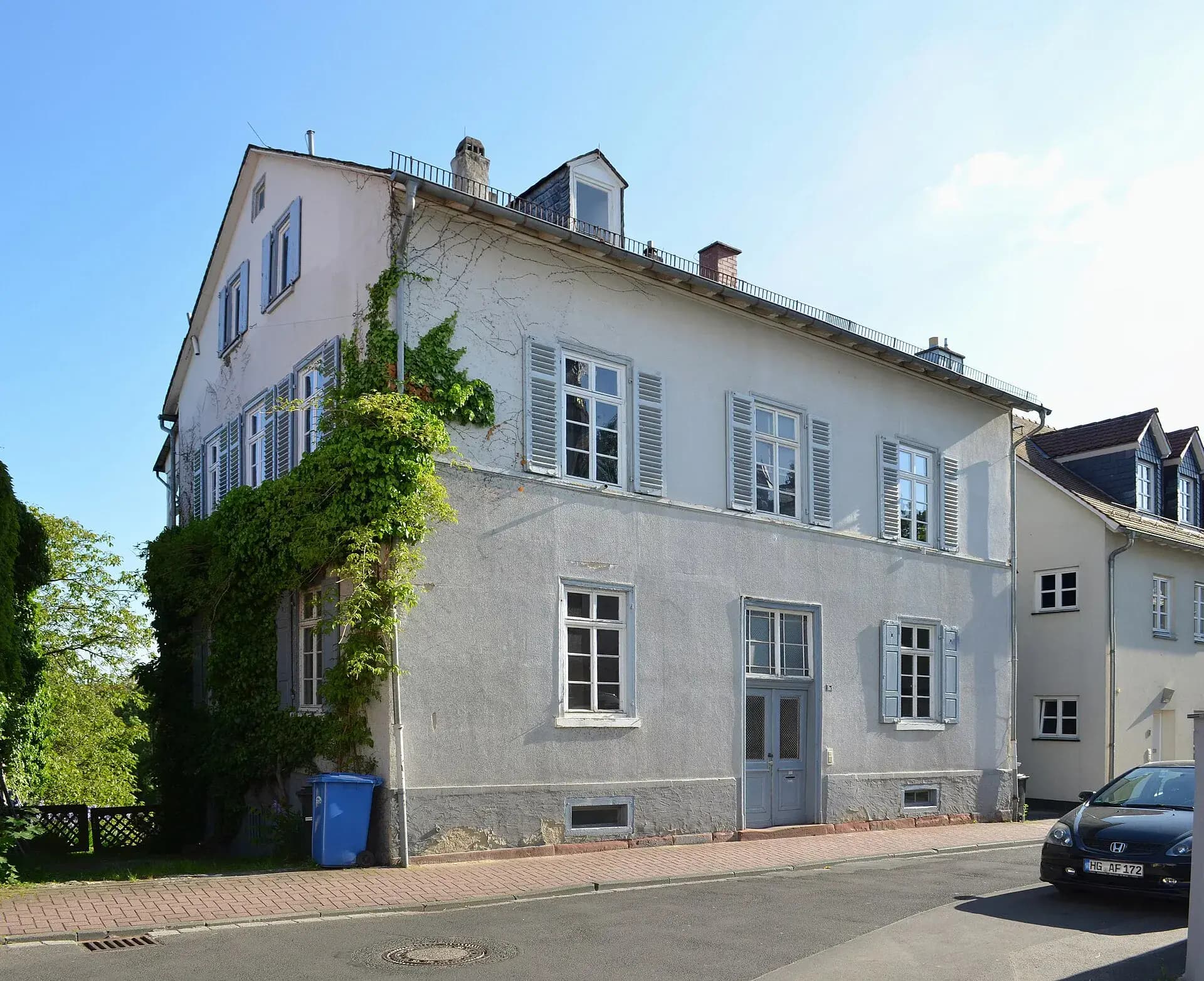 Stadthaus mit Efeubewuchs Am Mühlberg in Bad Homburg