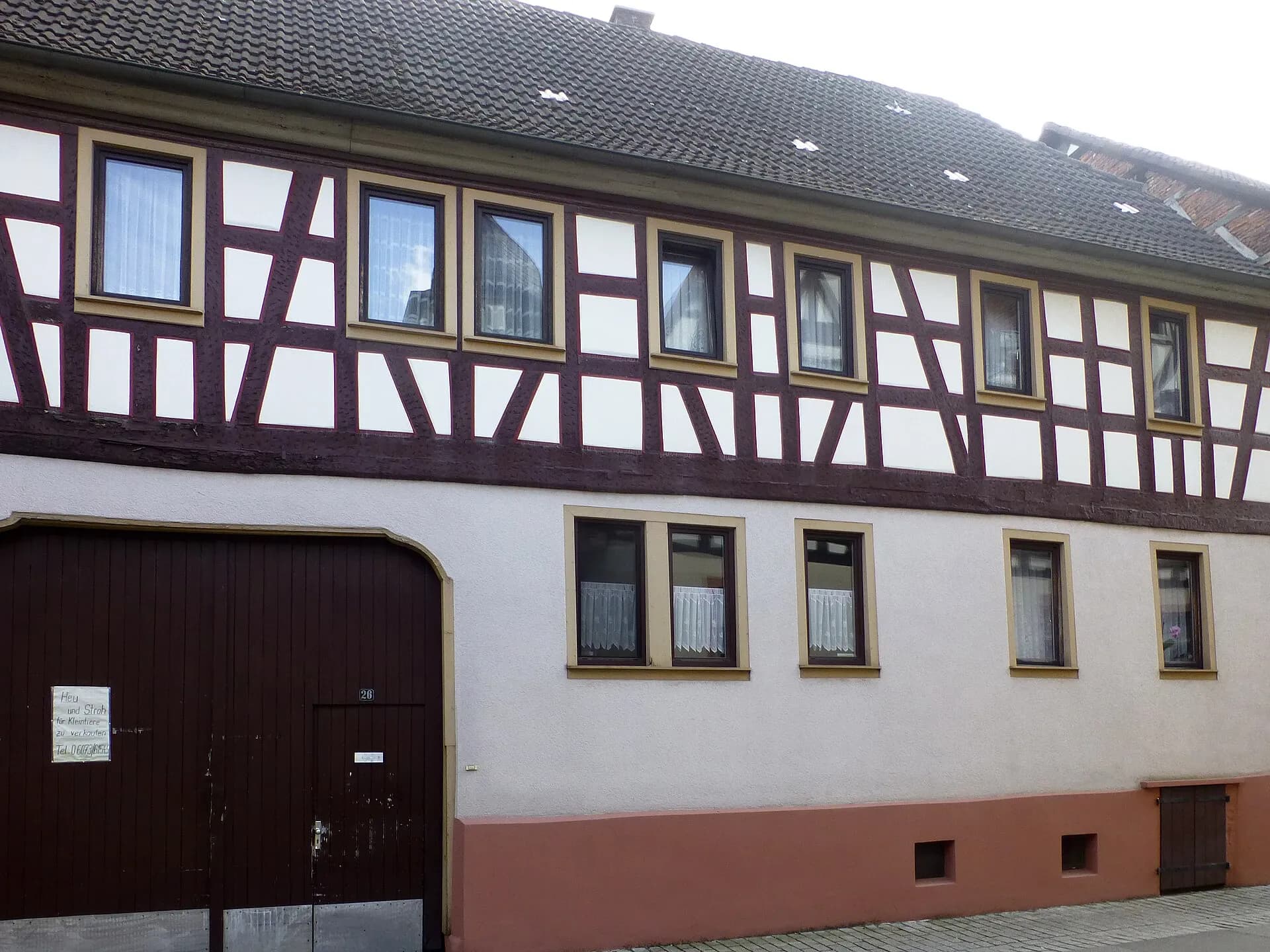 Fachwerkhaus in der Amtsgasse 26 in Babenhausen