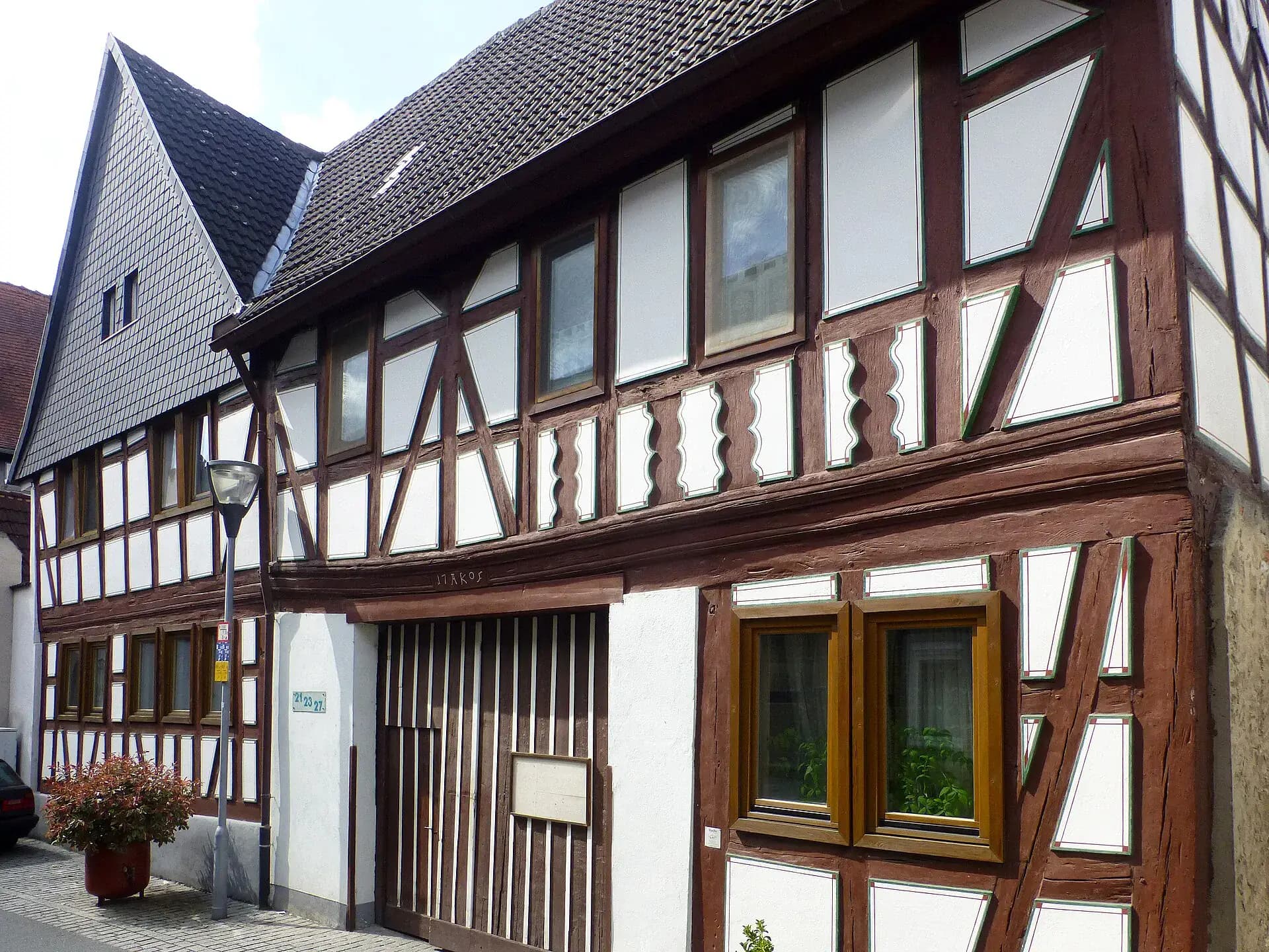 Fachwerkhaus in der Amtsgasse 27 in Babenhausen