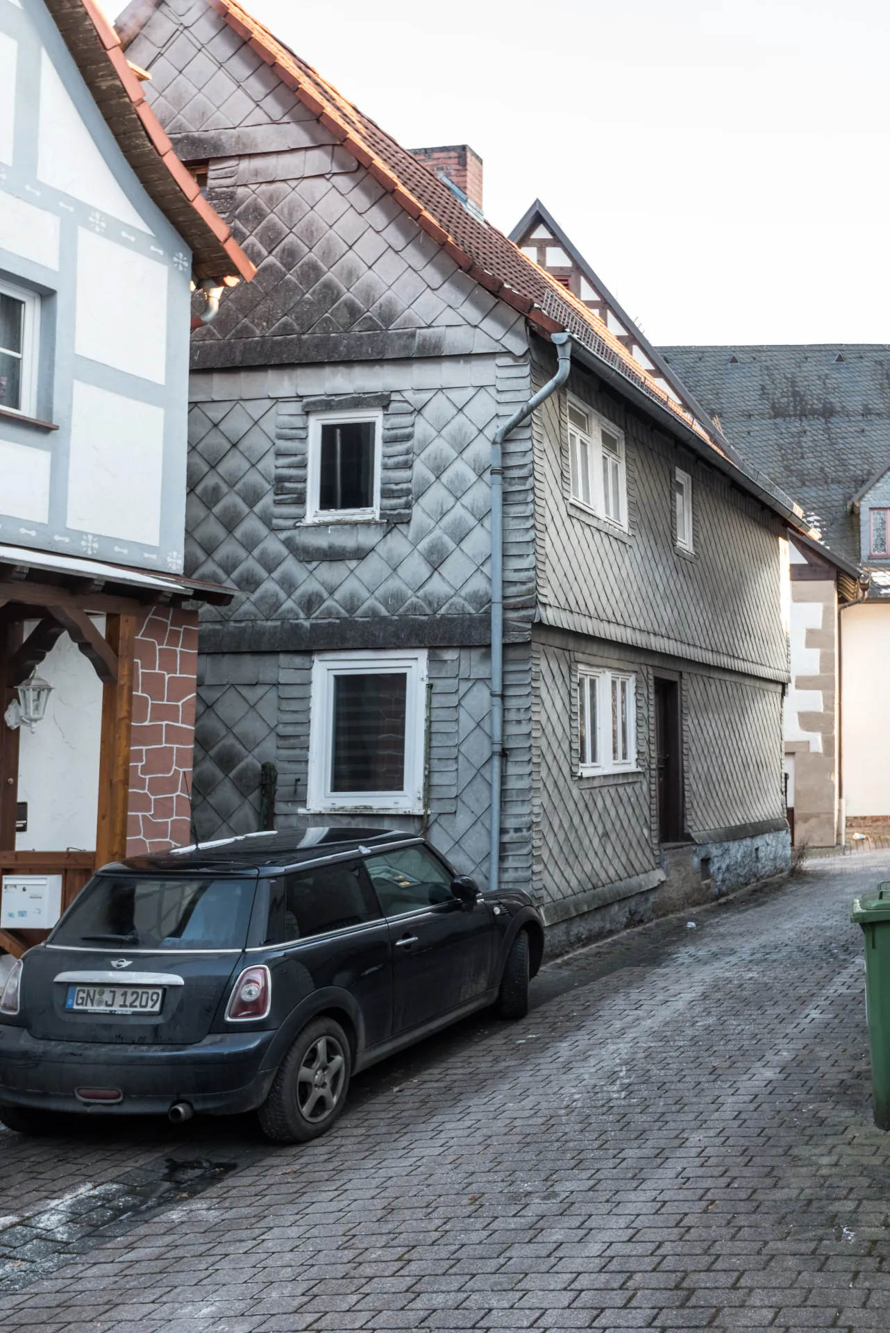 Schieferverkleidetes Haus An der Kirche 6 in Wächtersbach