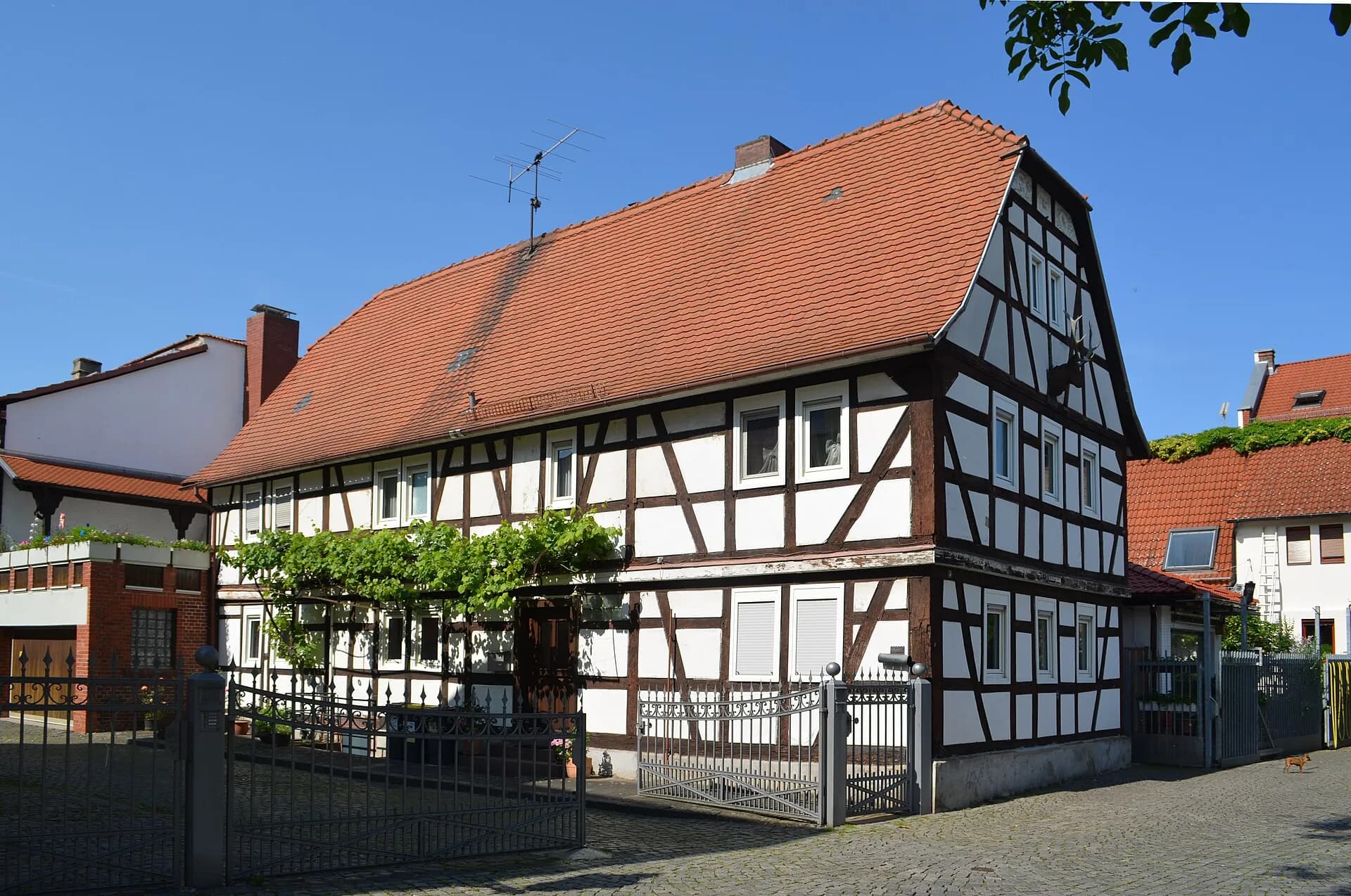 Fachwerkhaus in der Ankergasse in Frankfurt Fechenheim