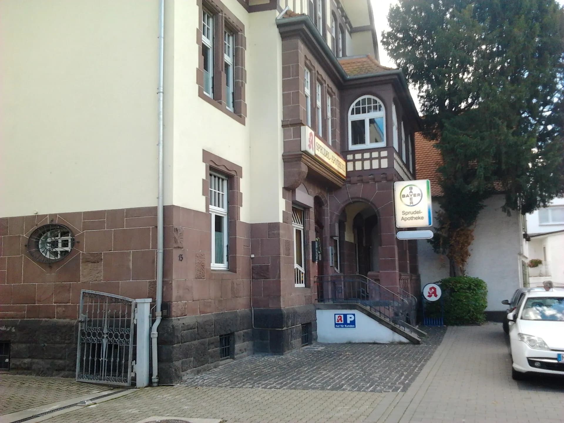 Historisches Apothekenhaus in der Friedberger Straße in Bad Vilbel