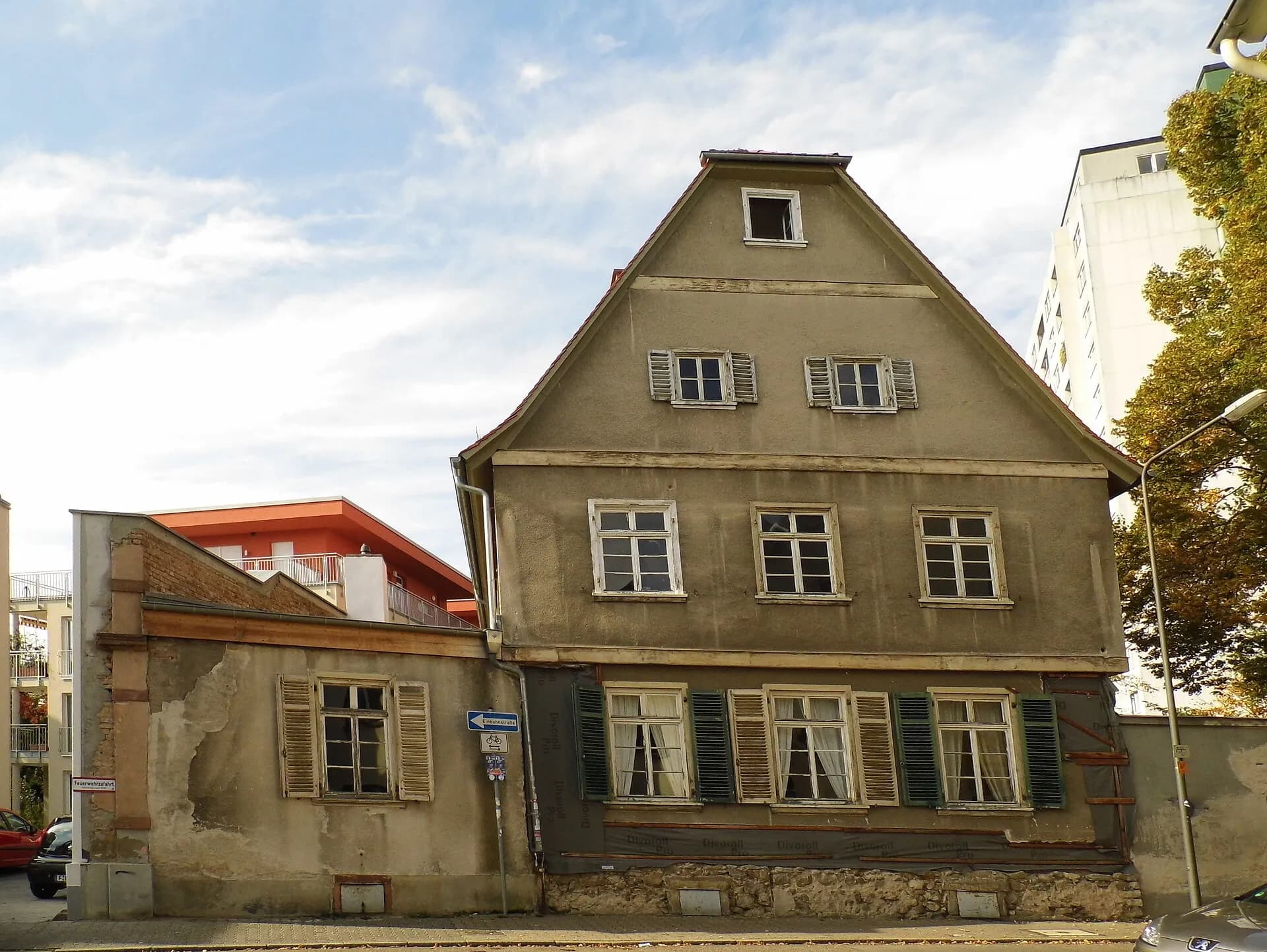 Barockes Wohnhaus Assenheimer Straße 15 in Frankfurt Rödelheim