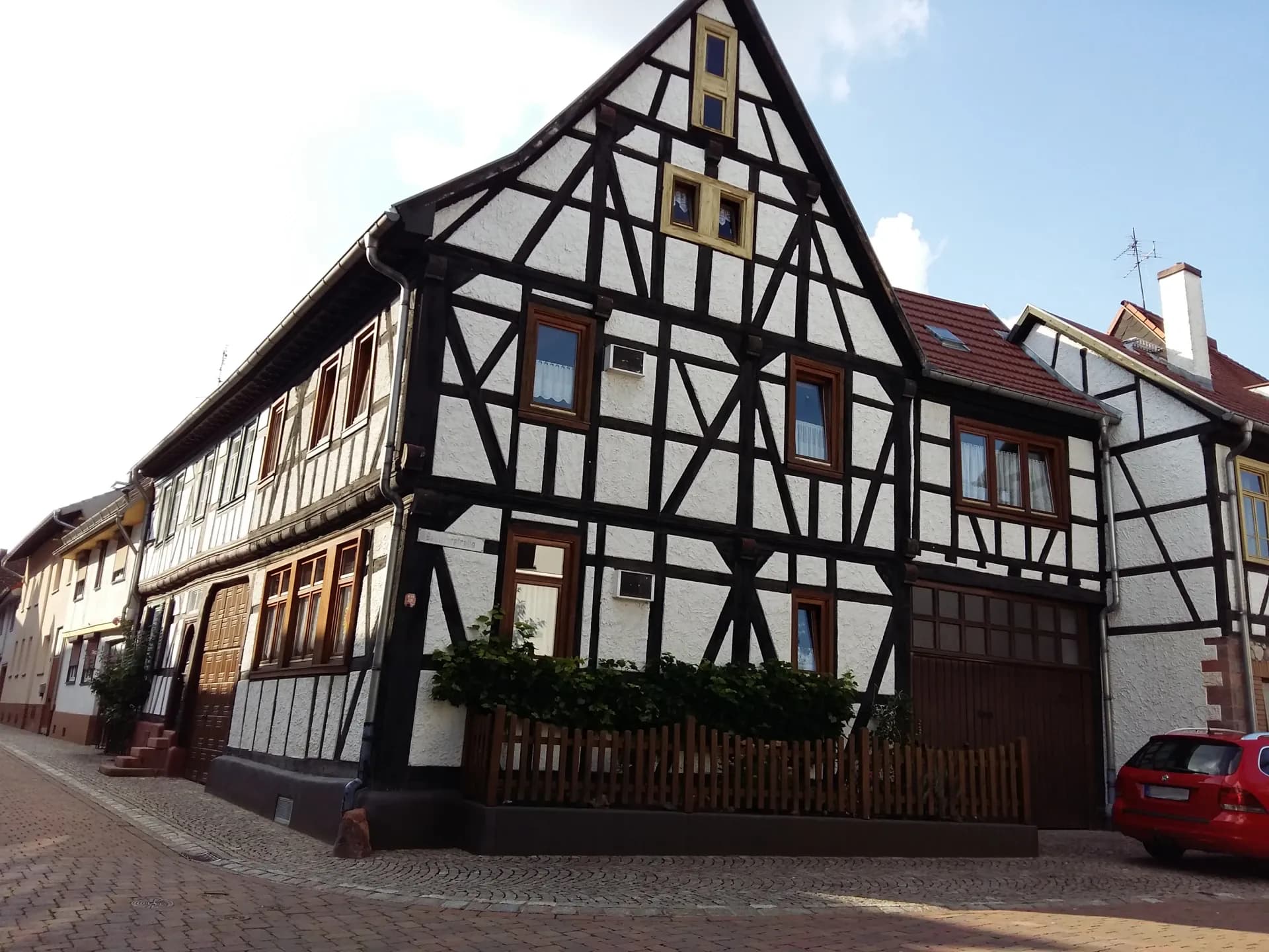 Fachwerkhäuser in der Bachtorstraße in Groß-Umstadt