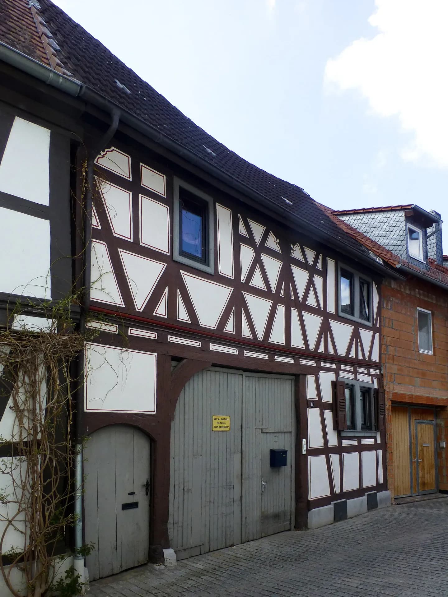 Fachwerkhaus in der Backhausgasse 12 in Babenhausen