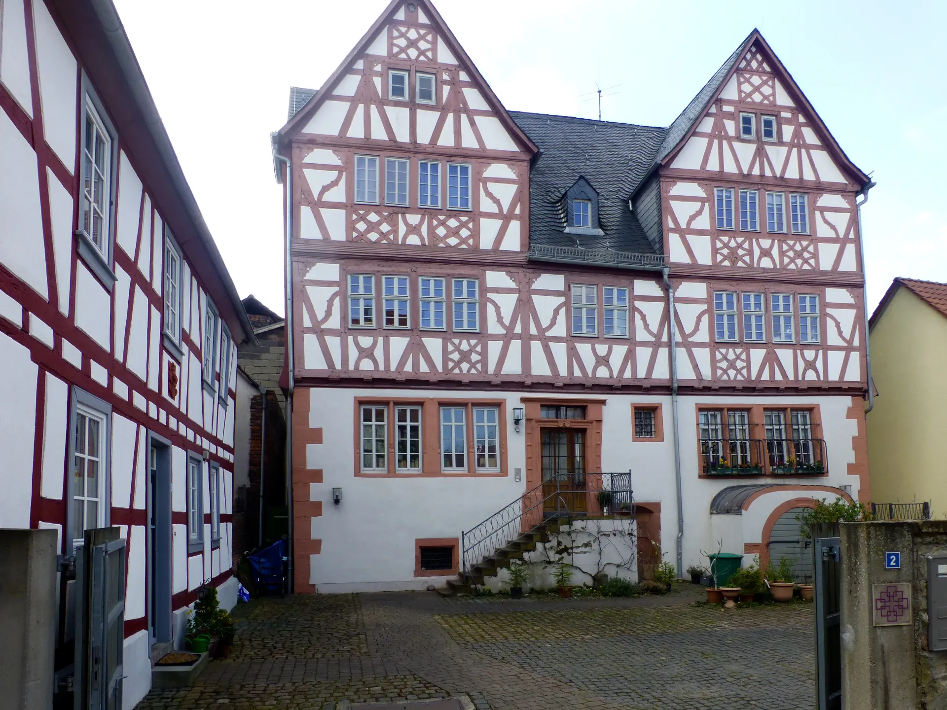 Fachwerkhaus in der Backhausgasse in Babenhausen