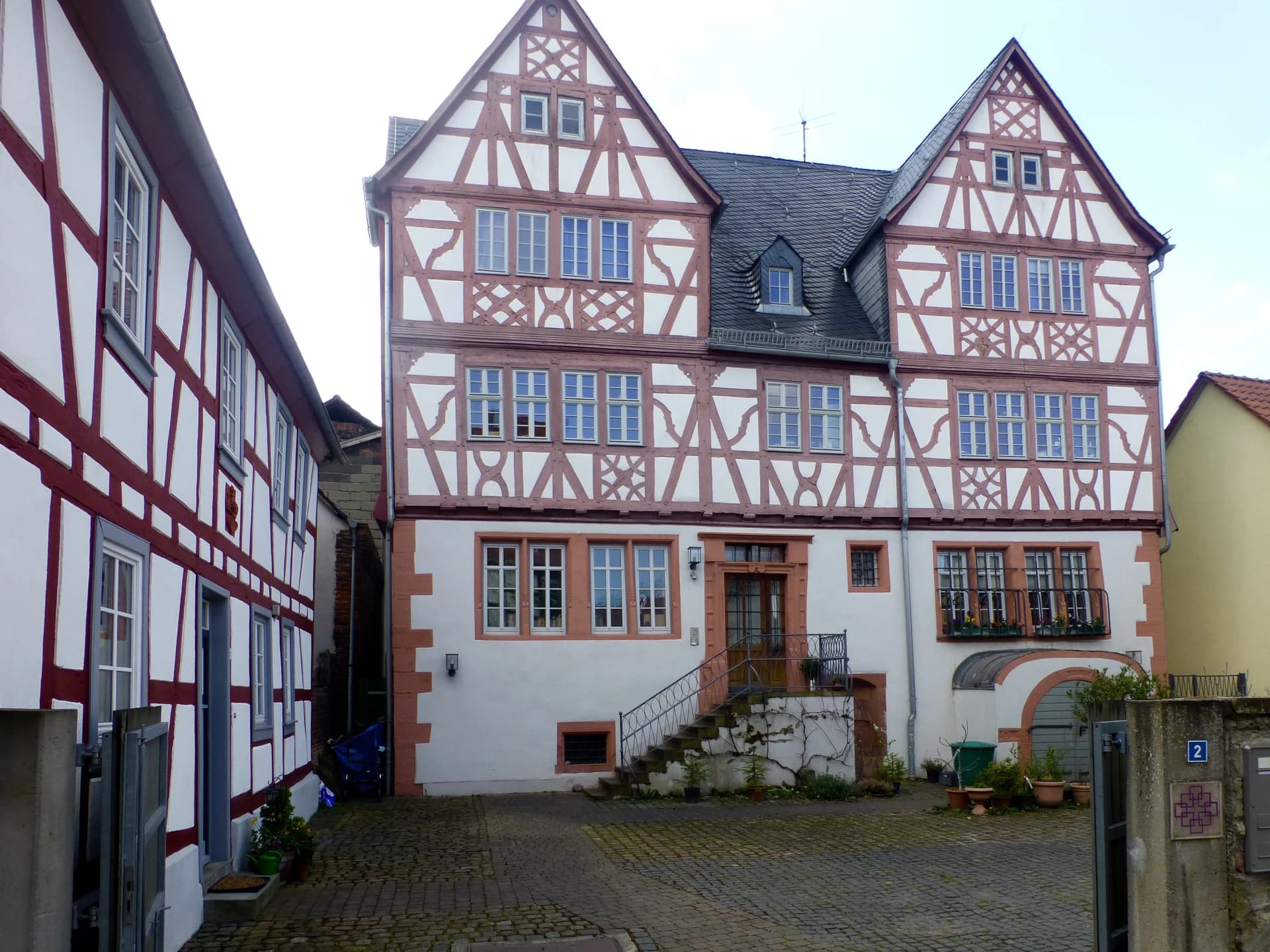 Fachwerkhaus in der Backhausgasse in Babenhausen
