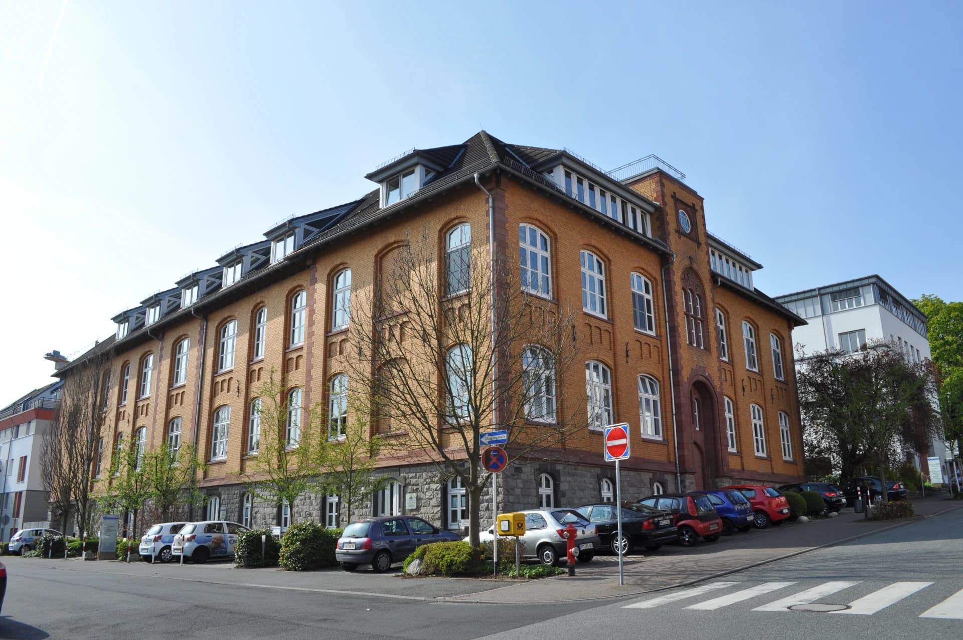 Historischer Backsteinbau in der Gymnasiumstraße in Bad Homburg