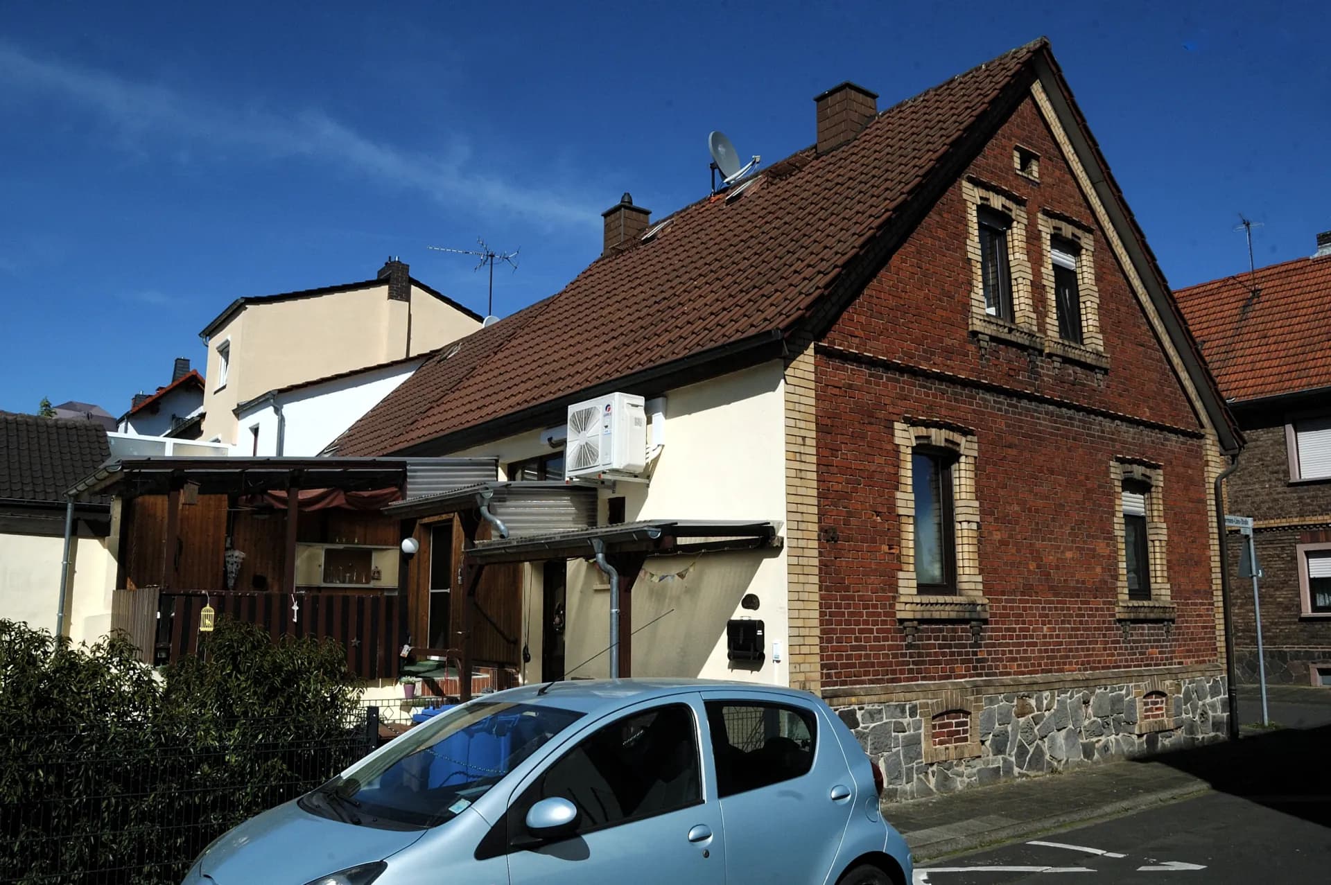 Backsteinwohnhaus in der Hermann-Löns-Straße in Hanau-Klein-Auheim