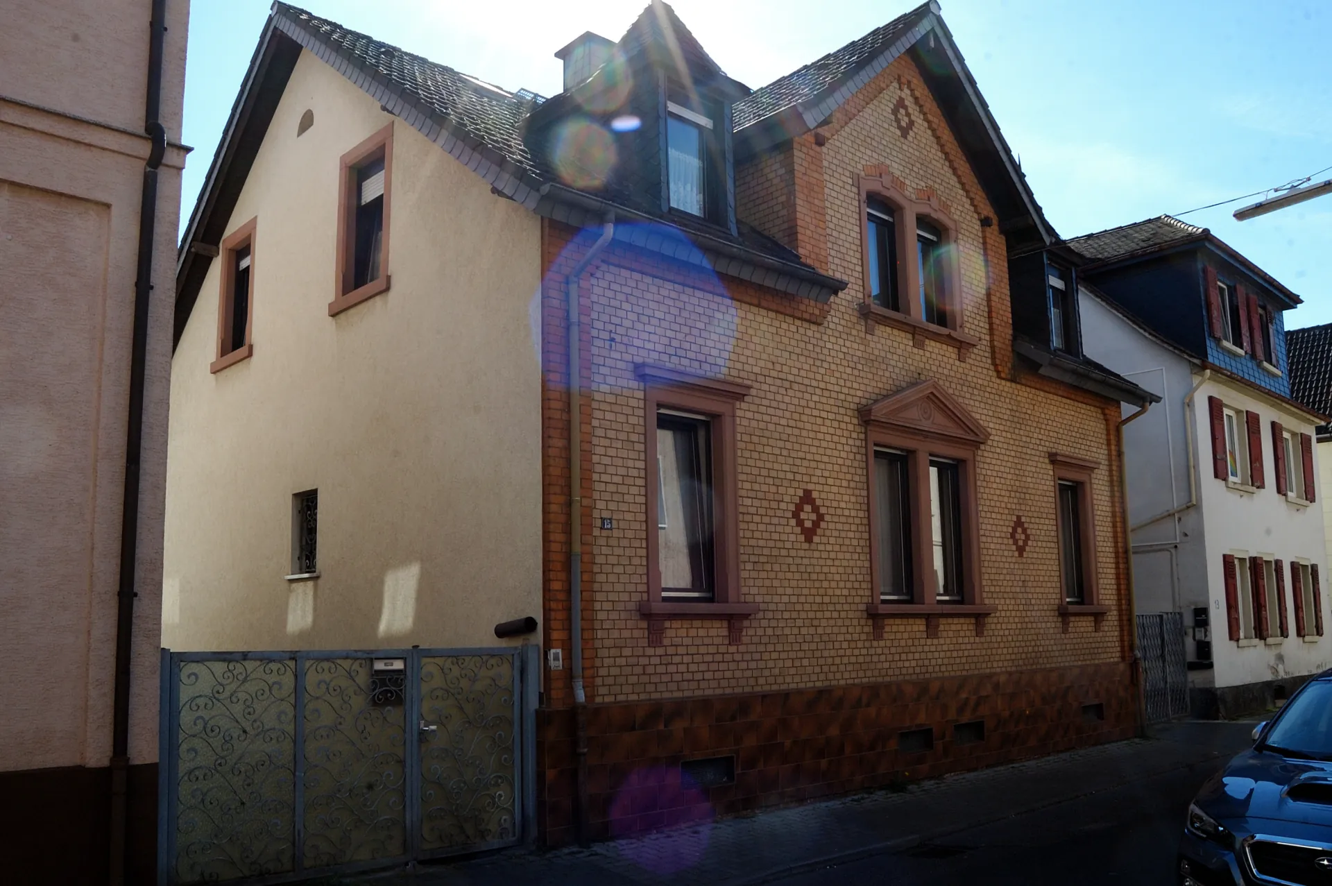 Backsteinhaus in der Rektor-Gieles-Straße in Hanau-Klein-Auheim