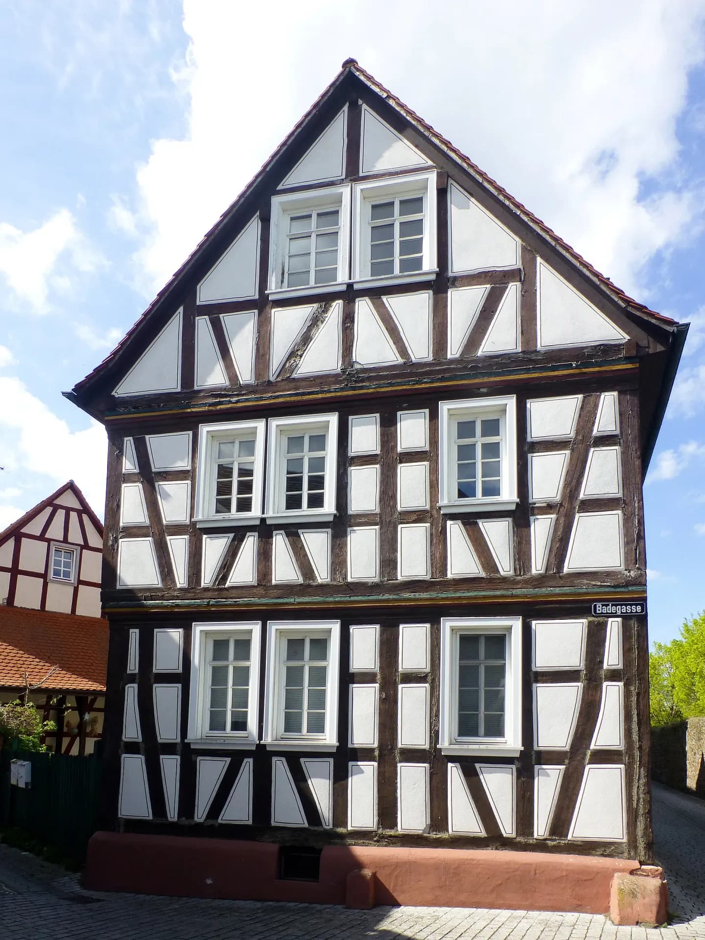 Fachwerkhaus in der Badegasse 12 in Babenhausen