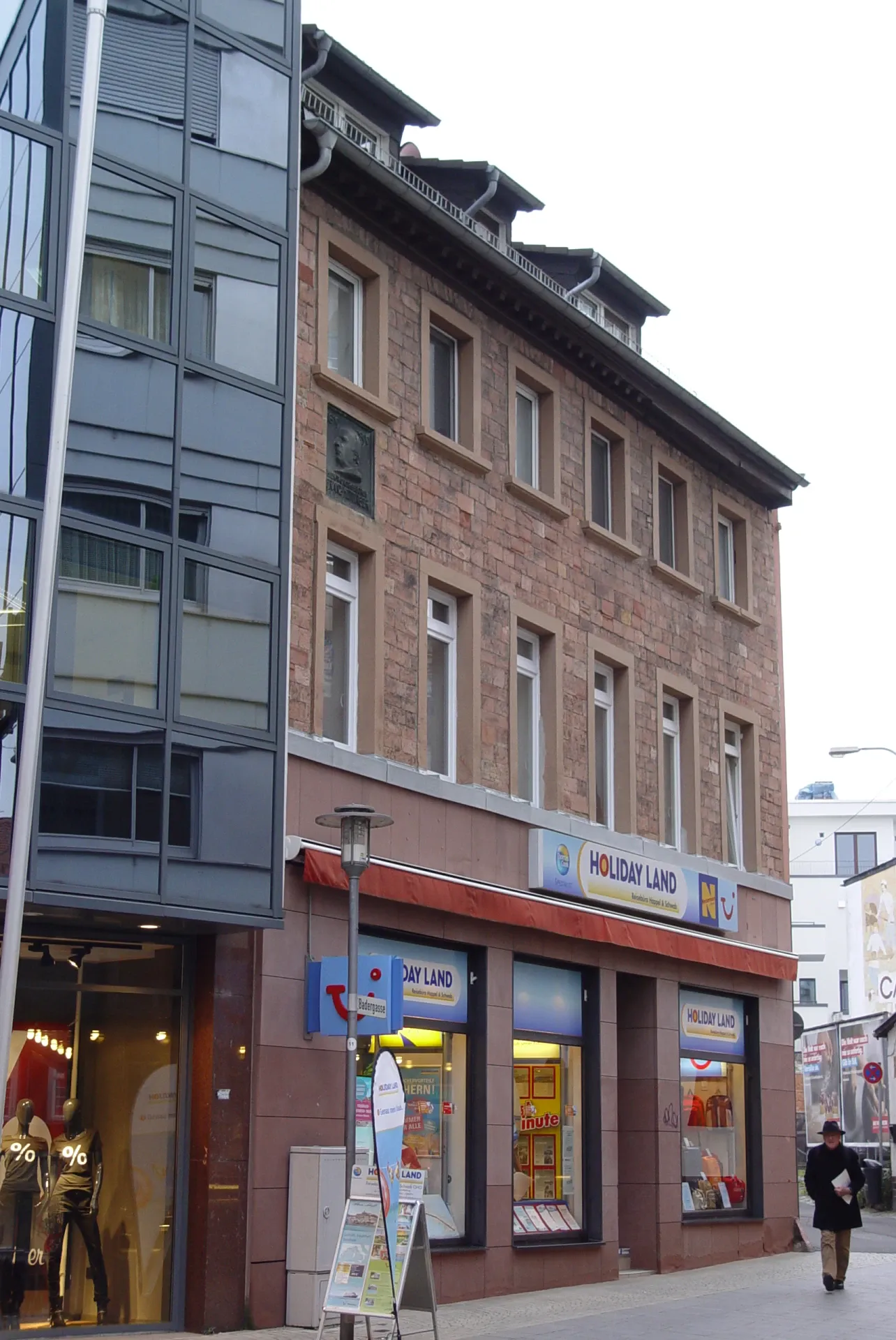 Wohn- und Geschäftshaus in der Badergasse 1 in Aschaffenburg
