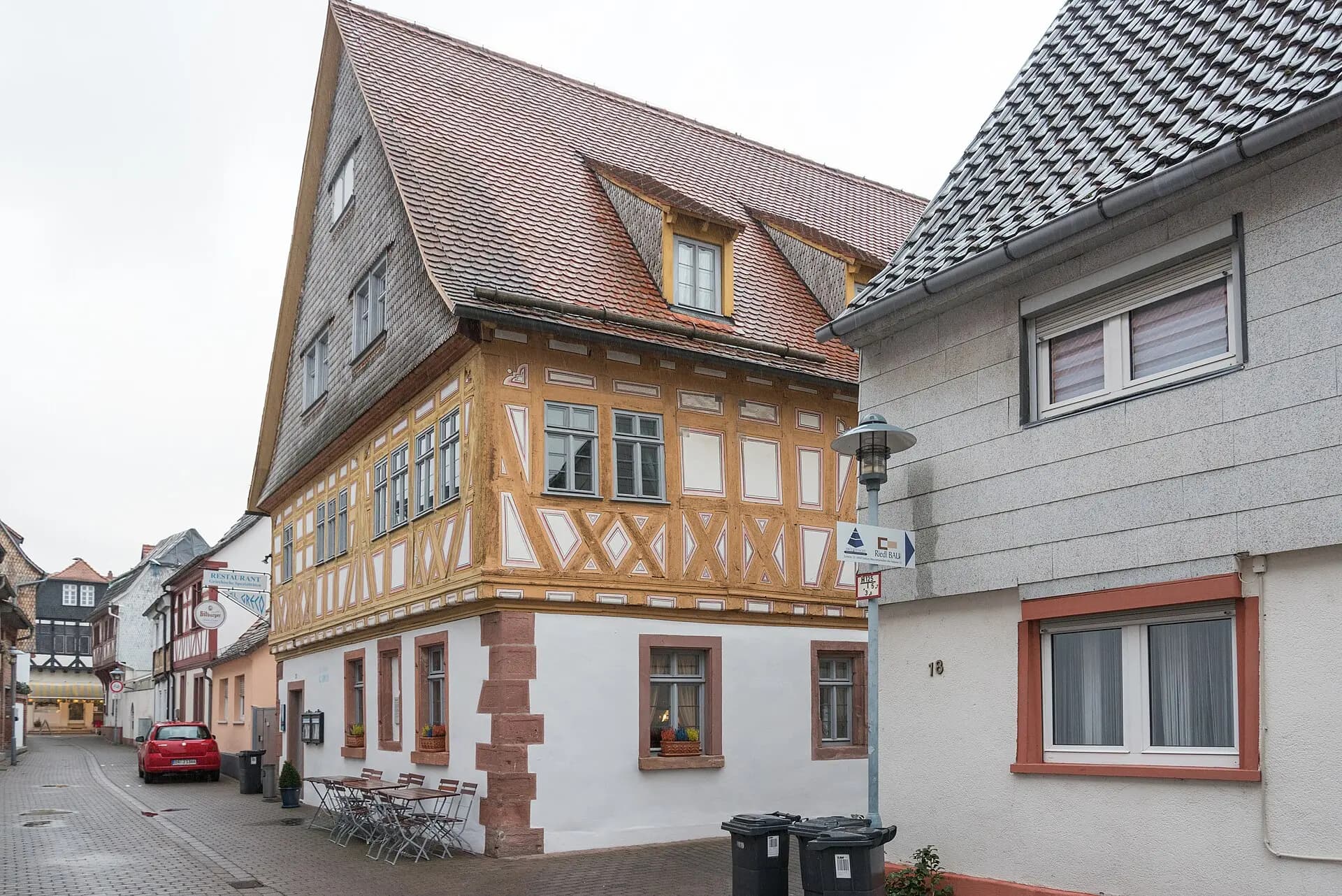 Eckansicht Badgasse 10 in Dieburg