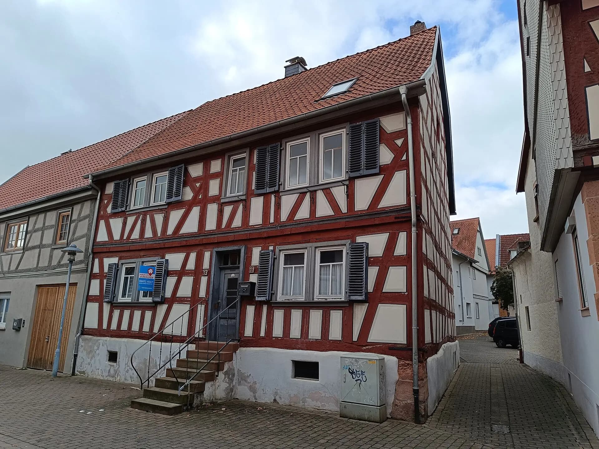 Fachwerkhaus Badgasse 11-13 in Dieburg