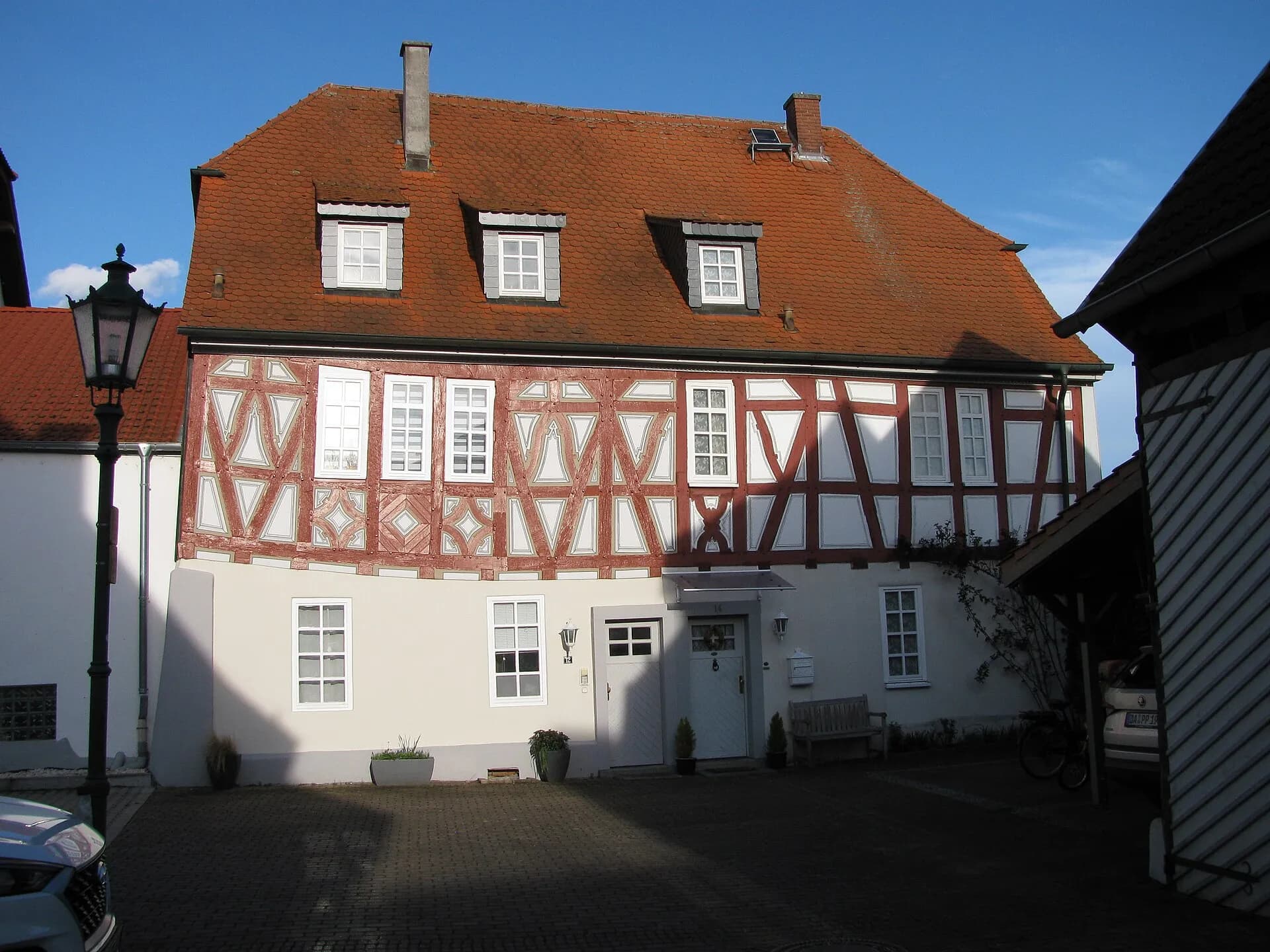 Fachwerkhaus Badgasse 12-14 in Dieburg