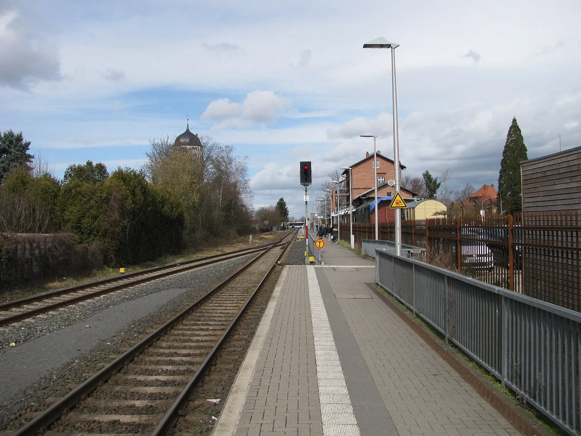 Bahnsteig am Bahnhof Seligenstadt