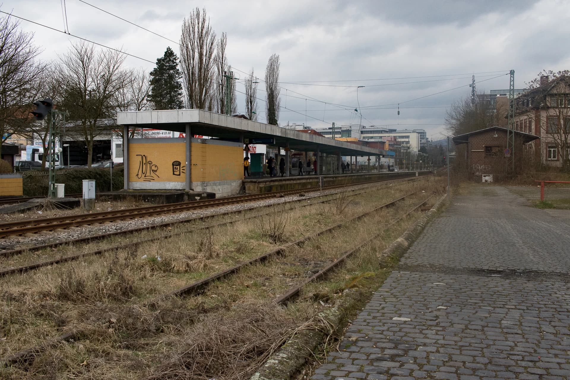Gleisanlagen am Bahnhof Eschborn