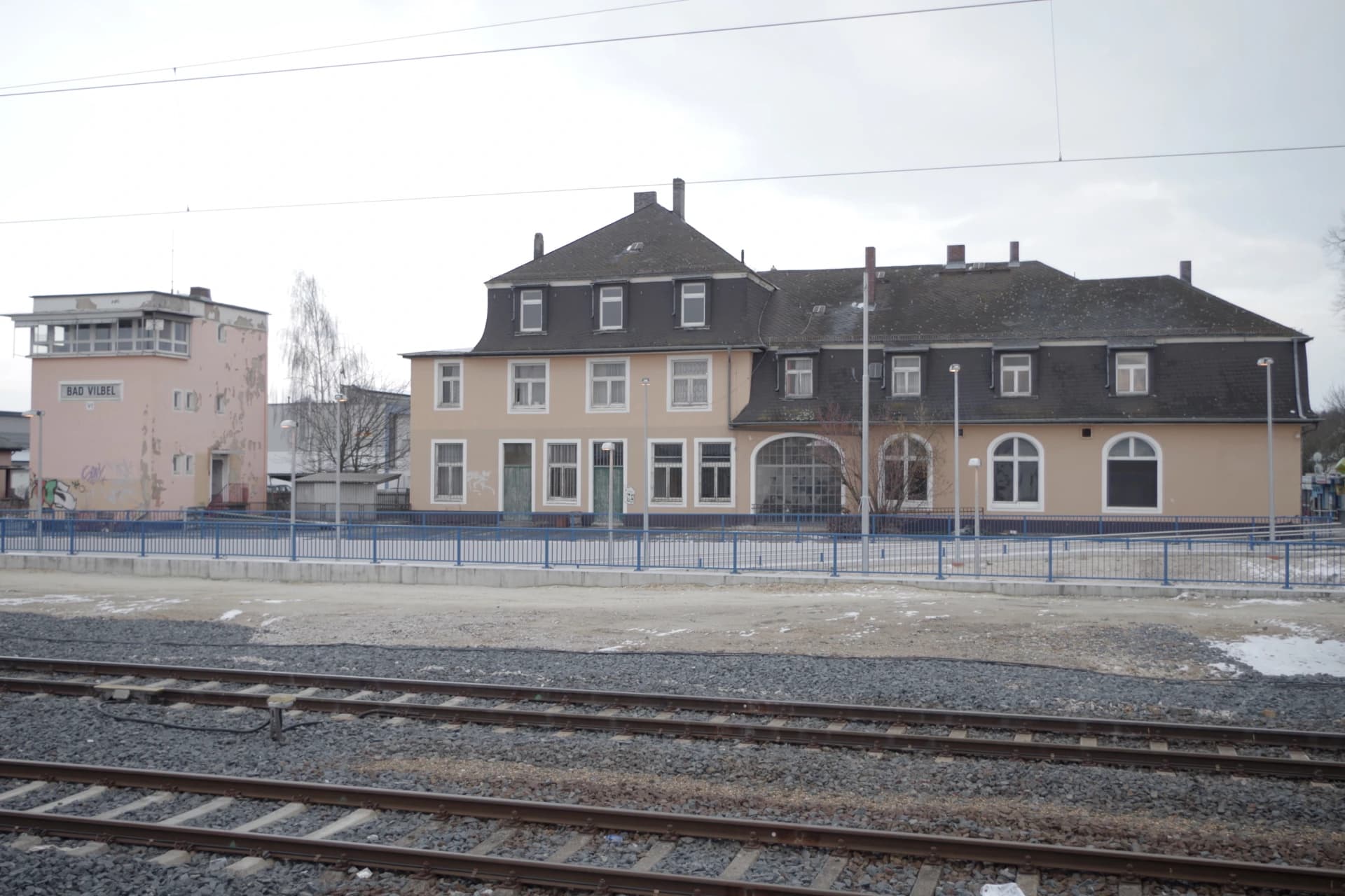 Bahnhof Bad Vilbel von der Gleisseite